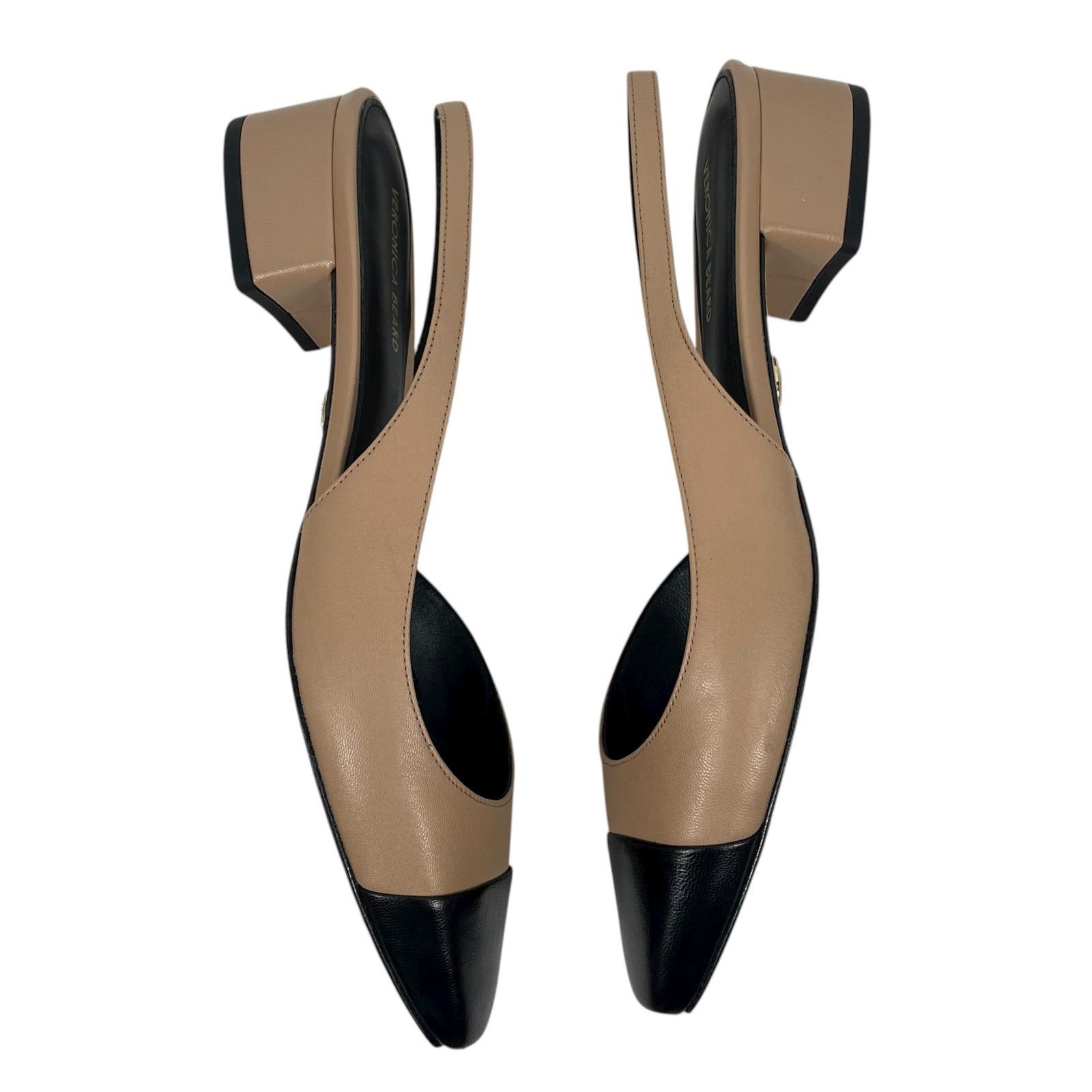 Veronica Beard Veronica Beard Cecile Leather Cap Toe Slingback Pump 9.5M Size US 9.5 / IT 39.5 - 6 Thumbnail