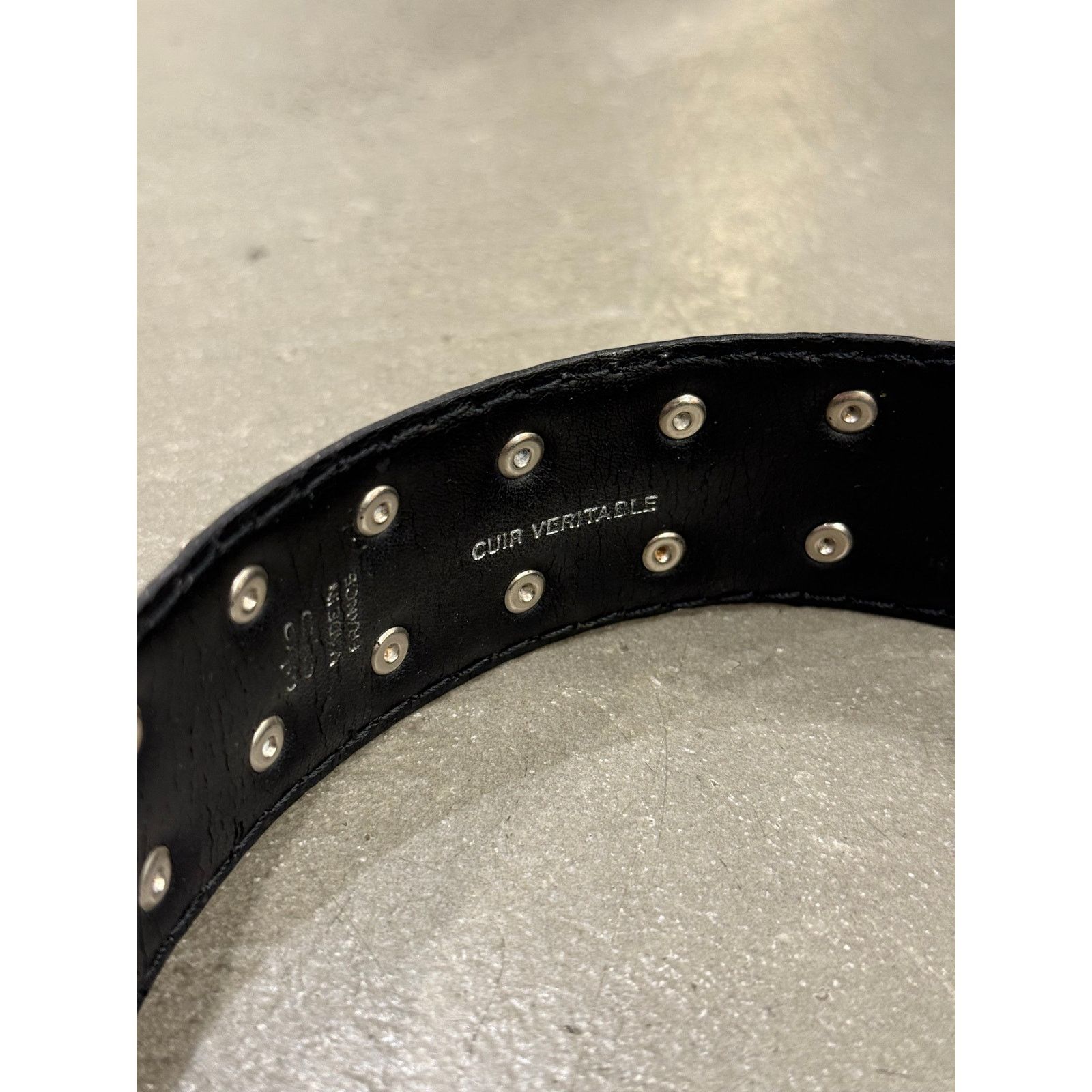 Thierry Mugler 2000s Thierry Mugler studded leather belt Size ONE SIZE - 6 Thumbnail