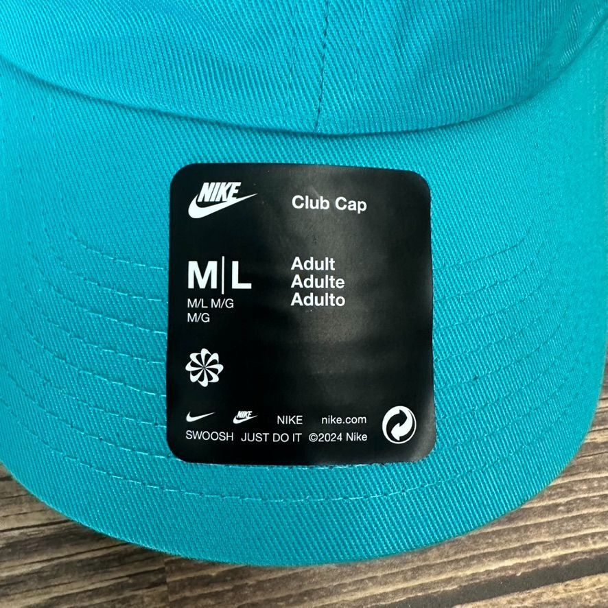 Nike Nike Club Unstructured Futura Wash Cap NWT Size M/L (Teal) Size ONE SIZE - 4 Thumbnail