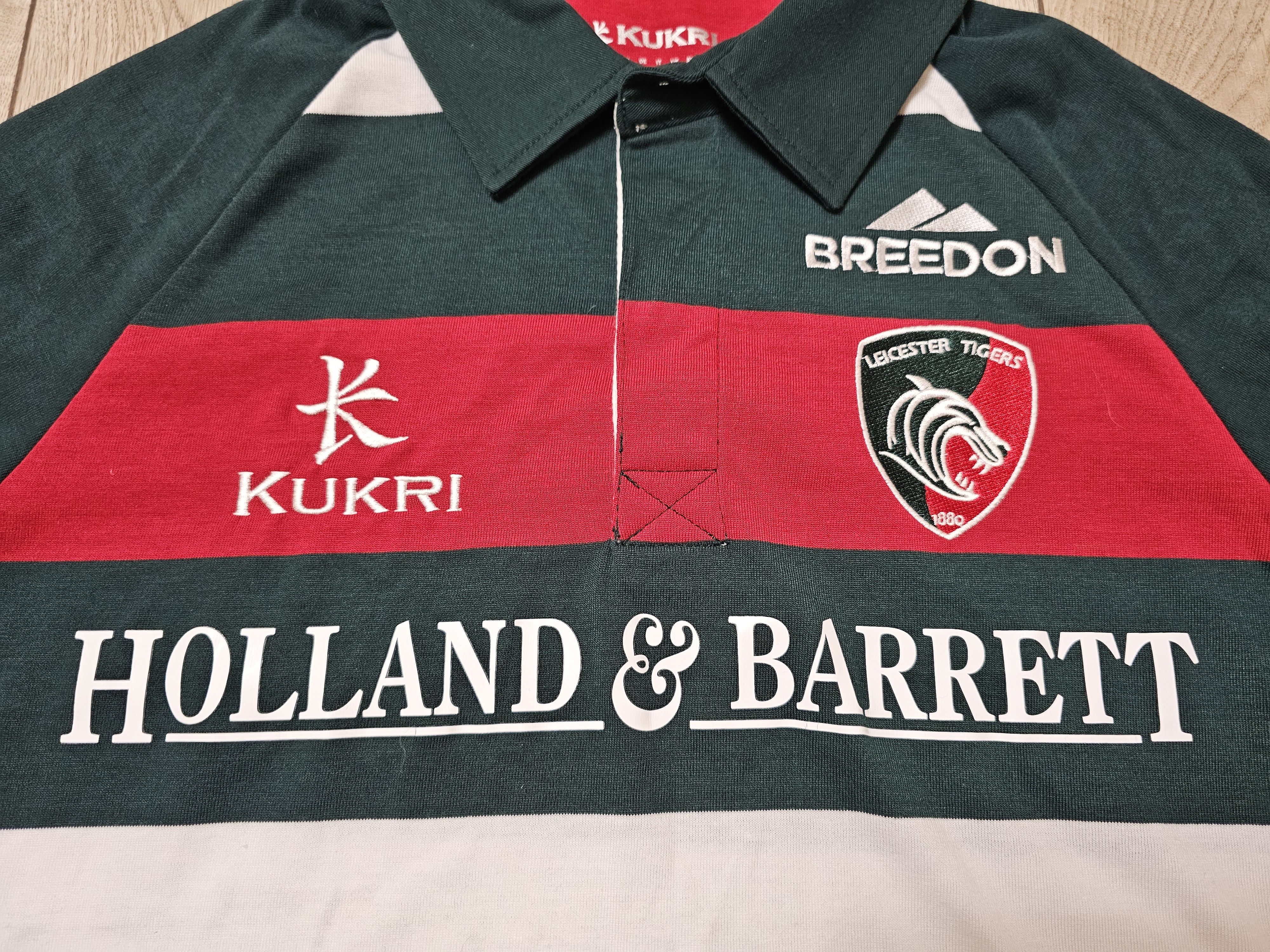 Other LEICESTER TIGERS 2017 RUGBY JERSEY NEW ENGLAND RUGBY UNION Size US XL / EU 56 / 4 - 3 Thumbnail