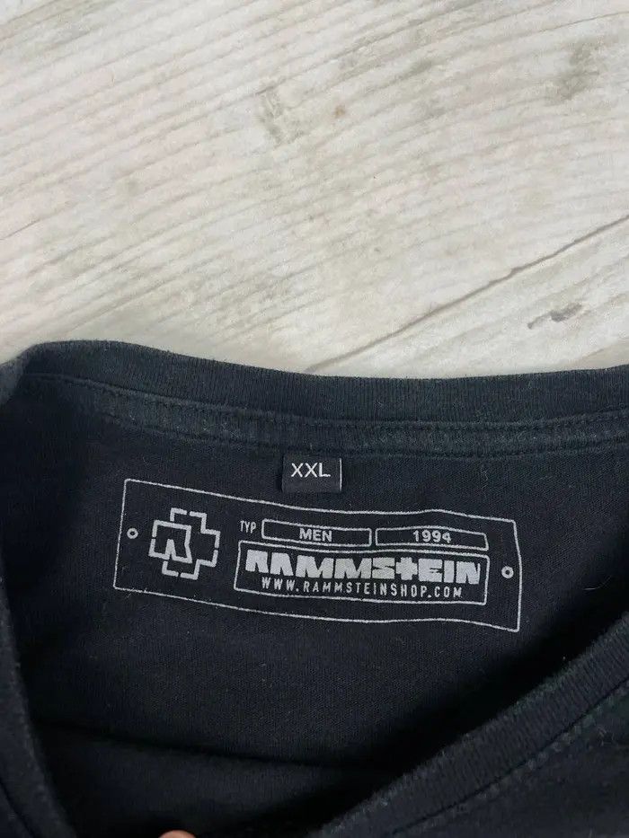 Vintage Vintage Rammstein T-Shirt Metal Rock Band Y2K Size US XXL / EU 58 / 5 - 4 Thumbnail