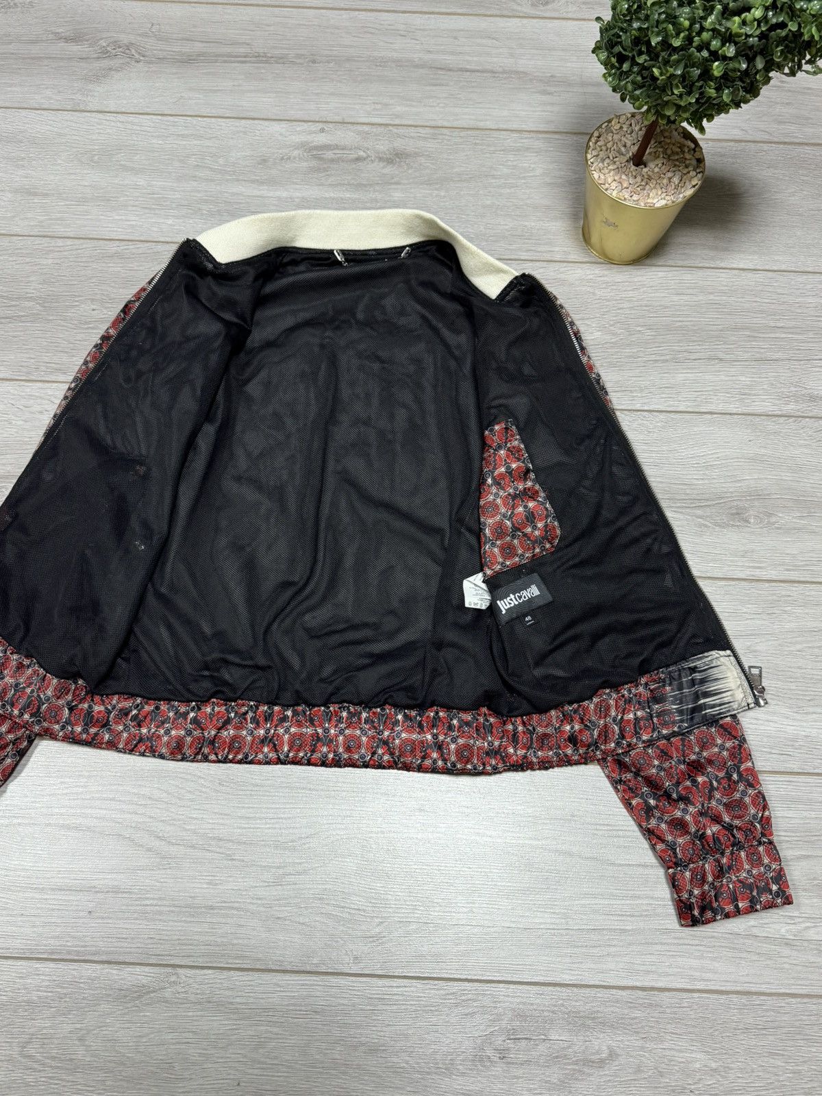 Just Cavalli Just Cavalli jacquard abstract all over print bomber jacket Size US M / EU 48-50 / 2 - 9 Thumbnail