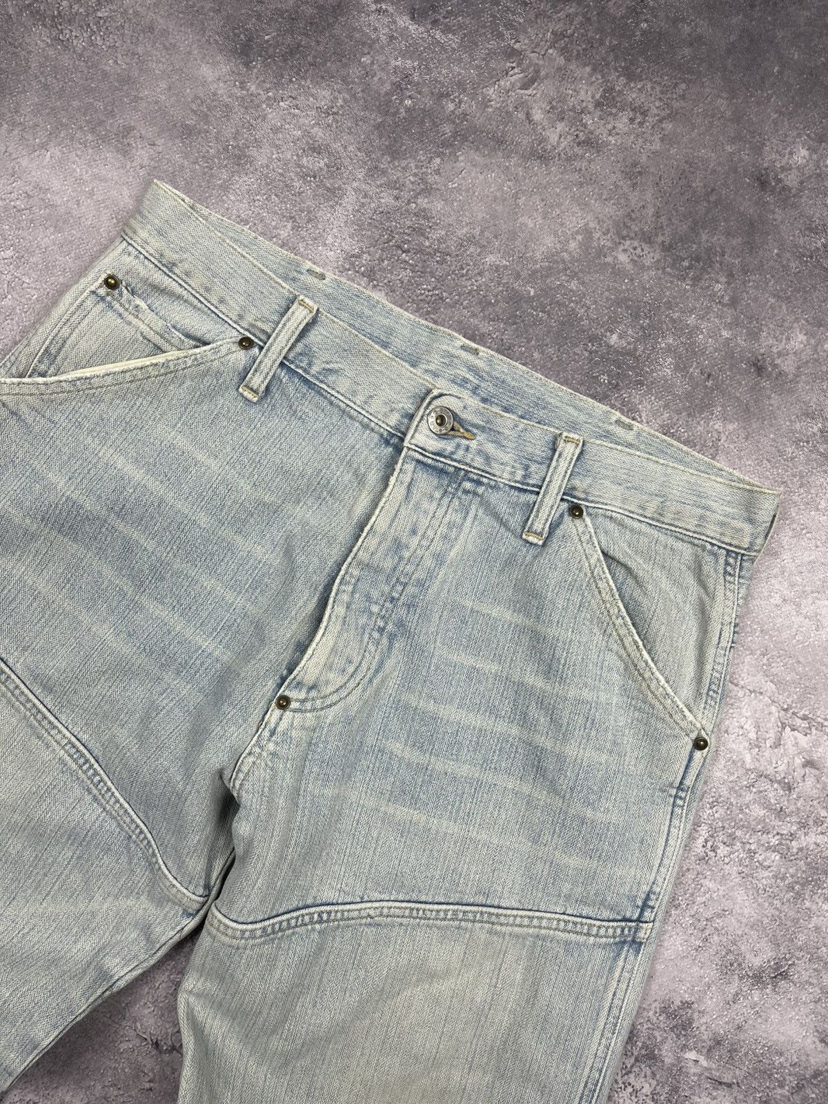 G-Star Vintage G-Star Raw Baggy Denim Jeans Double Knee Pants Y2K Size US 34 / EU 50 - 17 Thumbnail
