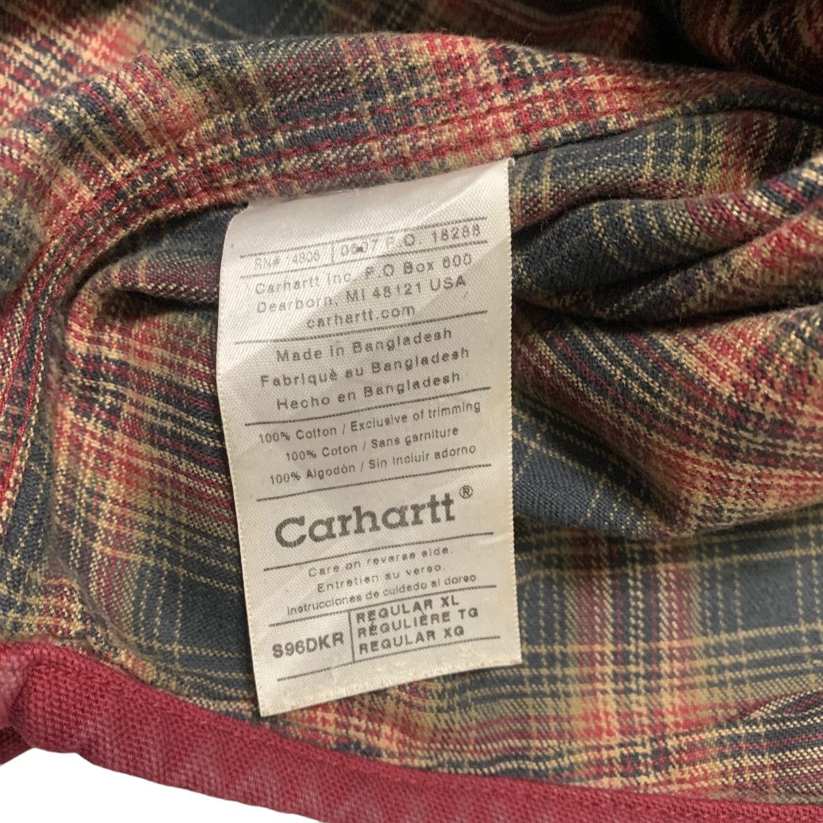 Carhartt Carhatt Paint Splatter Worker Jacket Size US XL / EU 56 / 4 - 7 Thumbnail