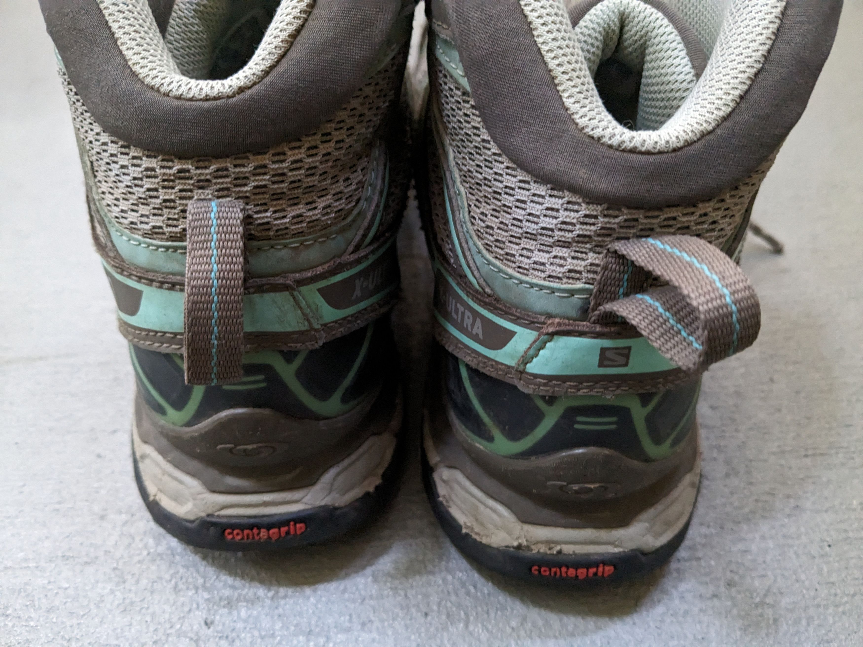 Salomon Salomon X Ultra Hiking Boots 8.5 Gray Green Gore-tex Size US 8.5 / EU 41-42 - 9 Thumbnail