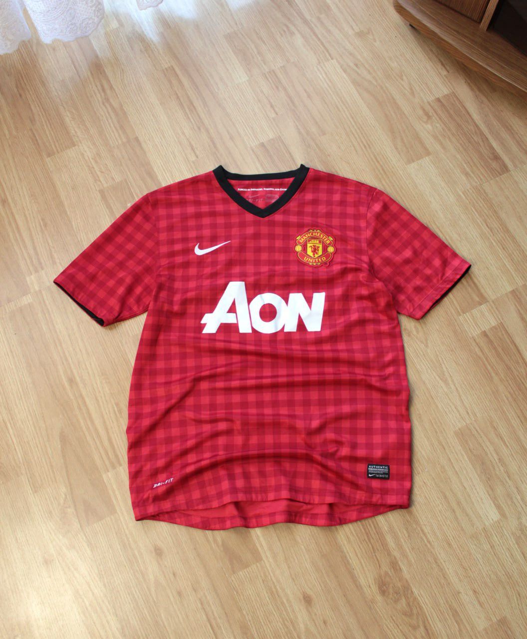 Vintage 🔥 Nike Manchester United Home 2012-2013 Jersey T Shirt Size US M / EU 48-50 / 2 - 1 Thumbnail
