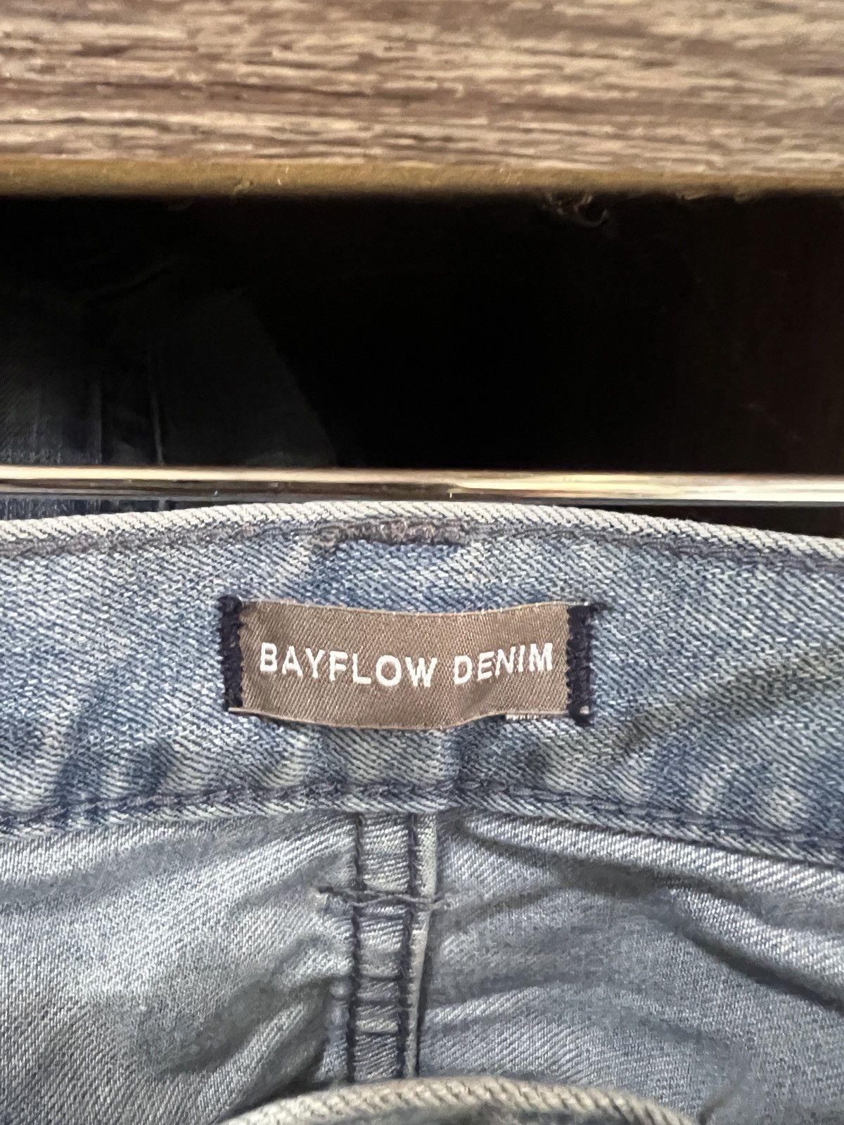Japanese Brand 🔥Bayflow Denim Slim Skinny Distressed Denim Size US 33 - 14 Thumbnail