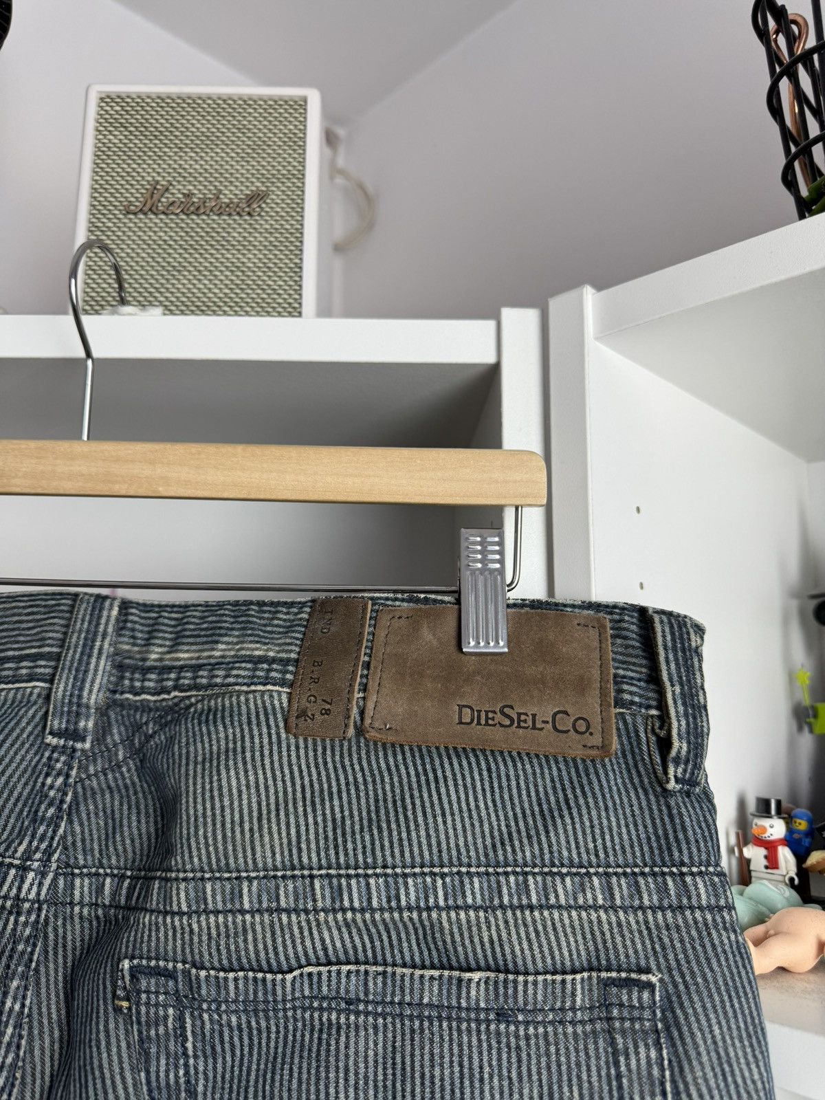 Diesel Vintage y2k Diesel toxic acid washed corduroy pants 33x34 90s Size US 33 - 6 Thumbnail