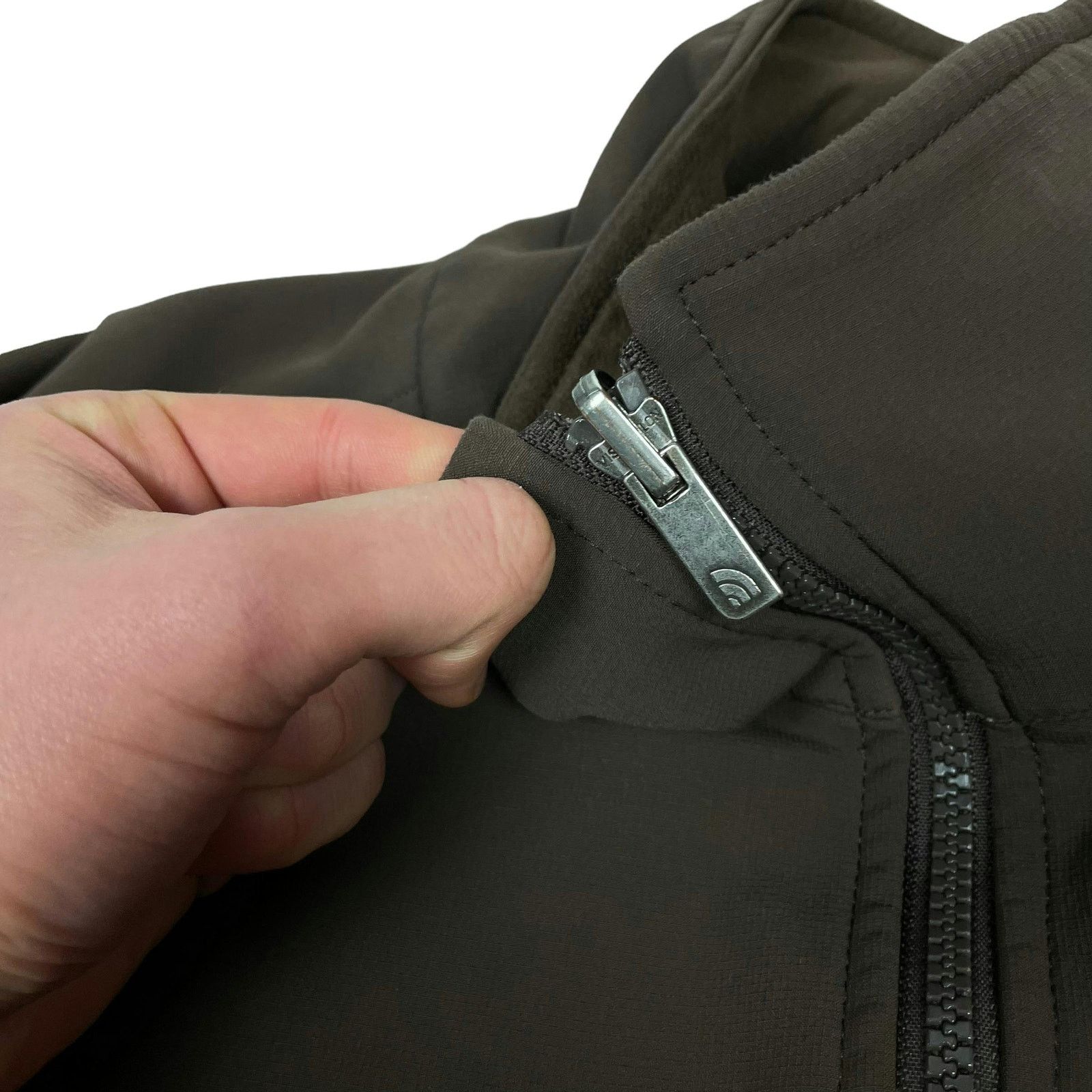 The North Face × Vintage The North Face Men Brown Fleece Lined Full Zip Jacket Medium Size US M / EU 48-50 / 2 - 6 Thumbnail