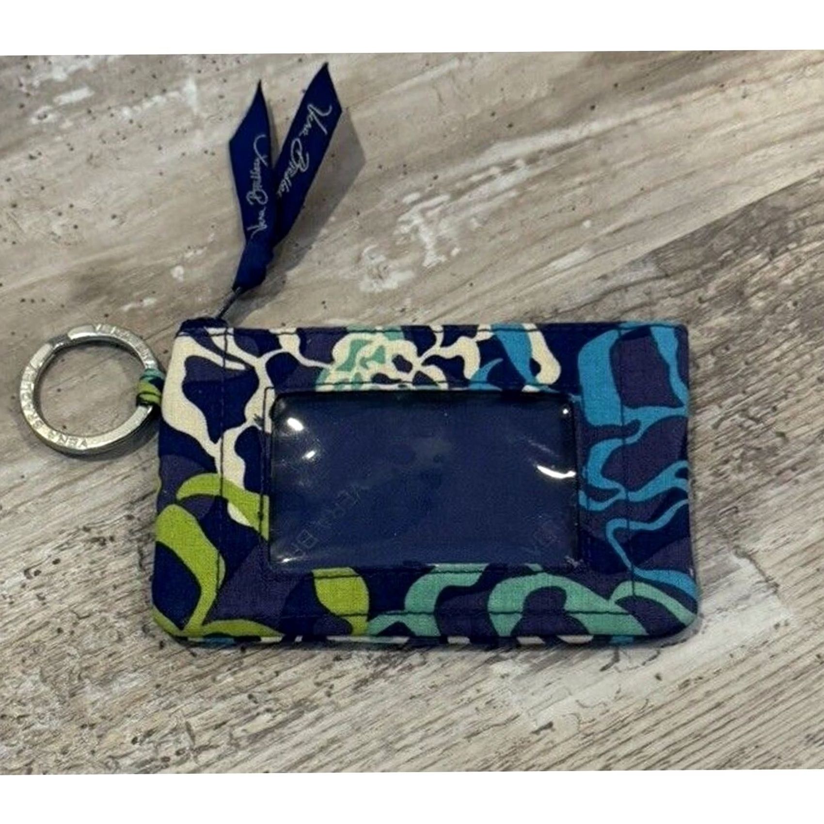 Vera Bradley Vera Bradley Blue Katalina Blues Zip ID Case Women One Size Size ONE SIZE - 2 Thumbnail
