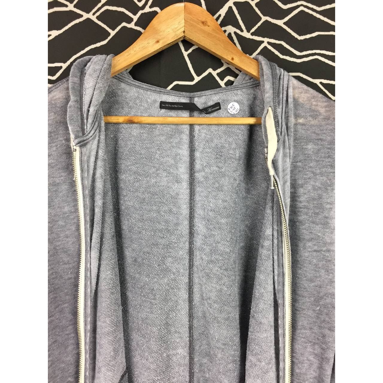 Issey Miyake Tete Homme Casual Long Sleeve Solid Zipper Hoodie Size US M / EU 48-50 / 2 - 4 Thumbnail