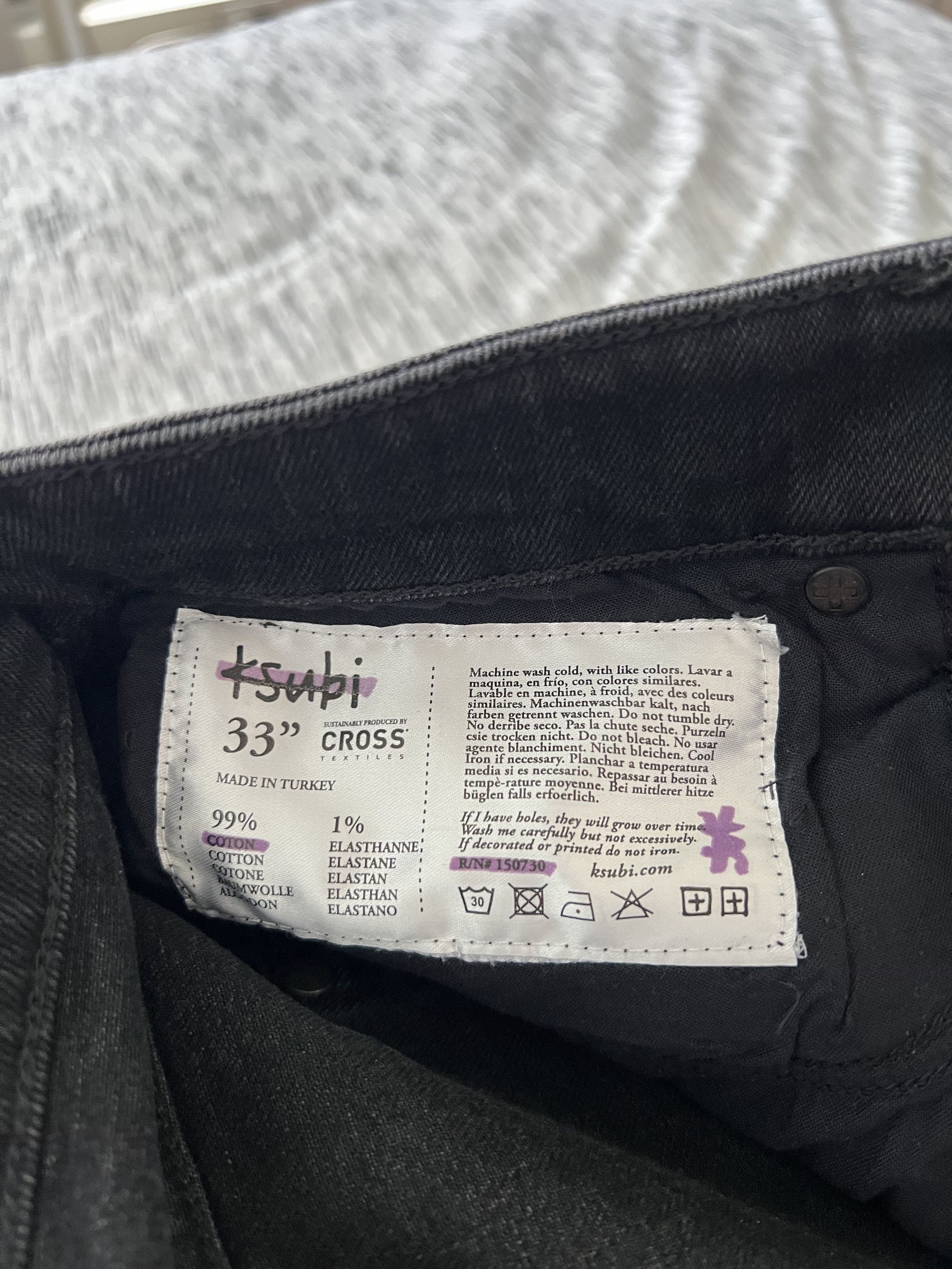 Kith × Ksubi NWT Kith x Ksubi Van Winkle Shade Denim Jeans Size US 33 - 6 Thumbnail