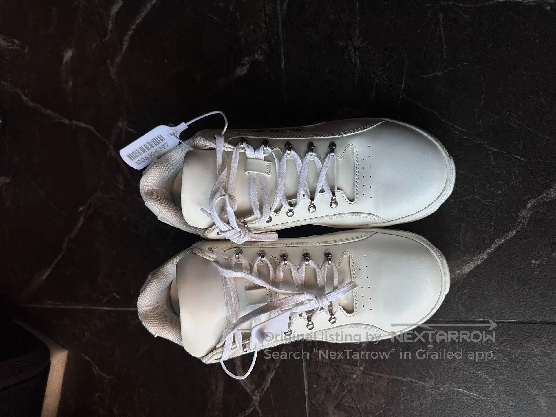 Saint Laurent Paris Saint Laurent Men's White Leather Low. Size US 9 / EU 42 - 2 Thumbnail