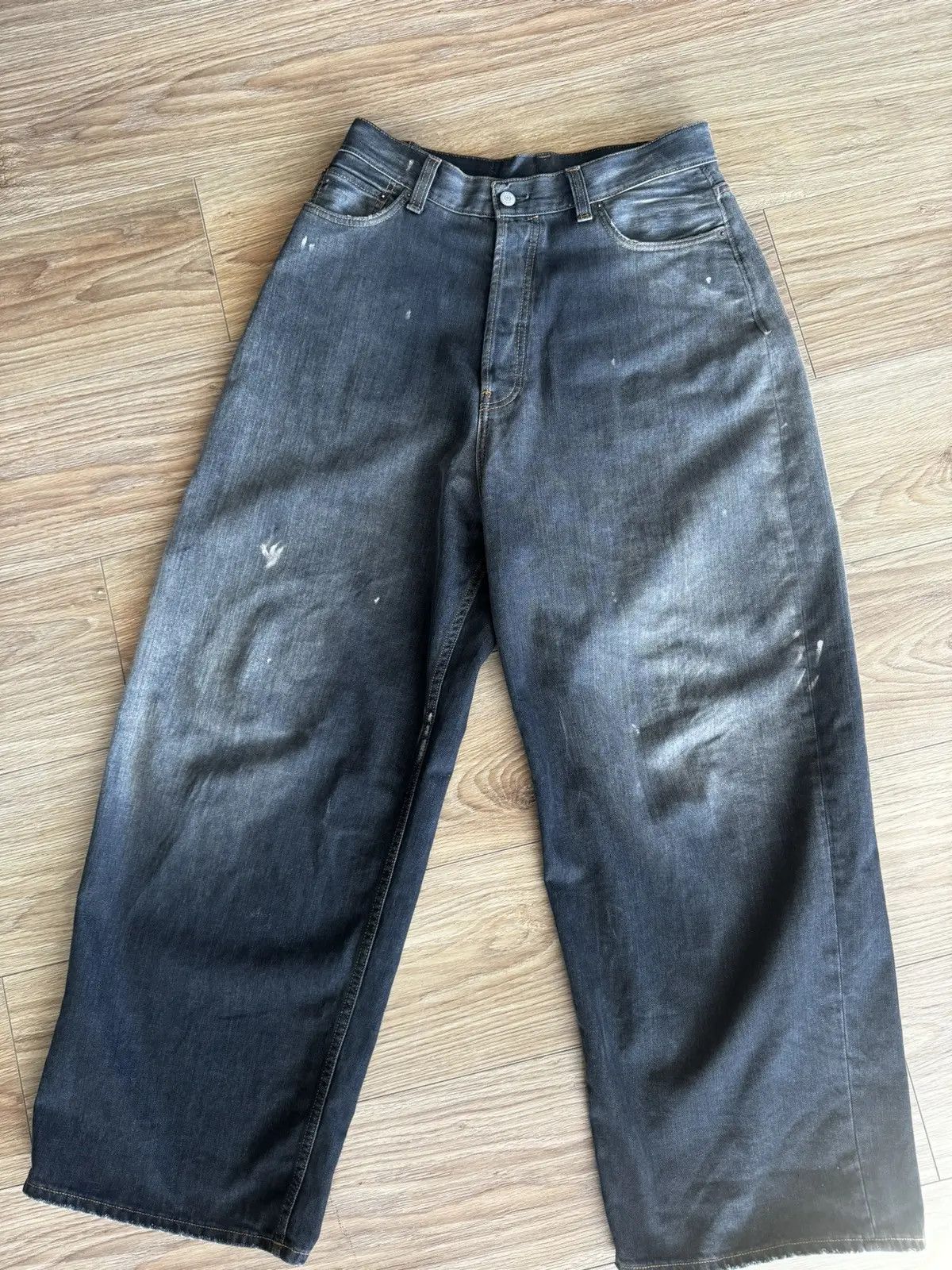 Acne Studios Acne studios 1989 baggy fit jeans GRIME BLACK | Grailed