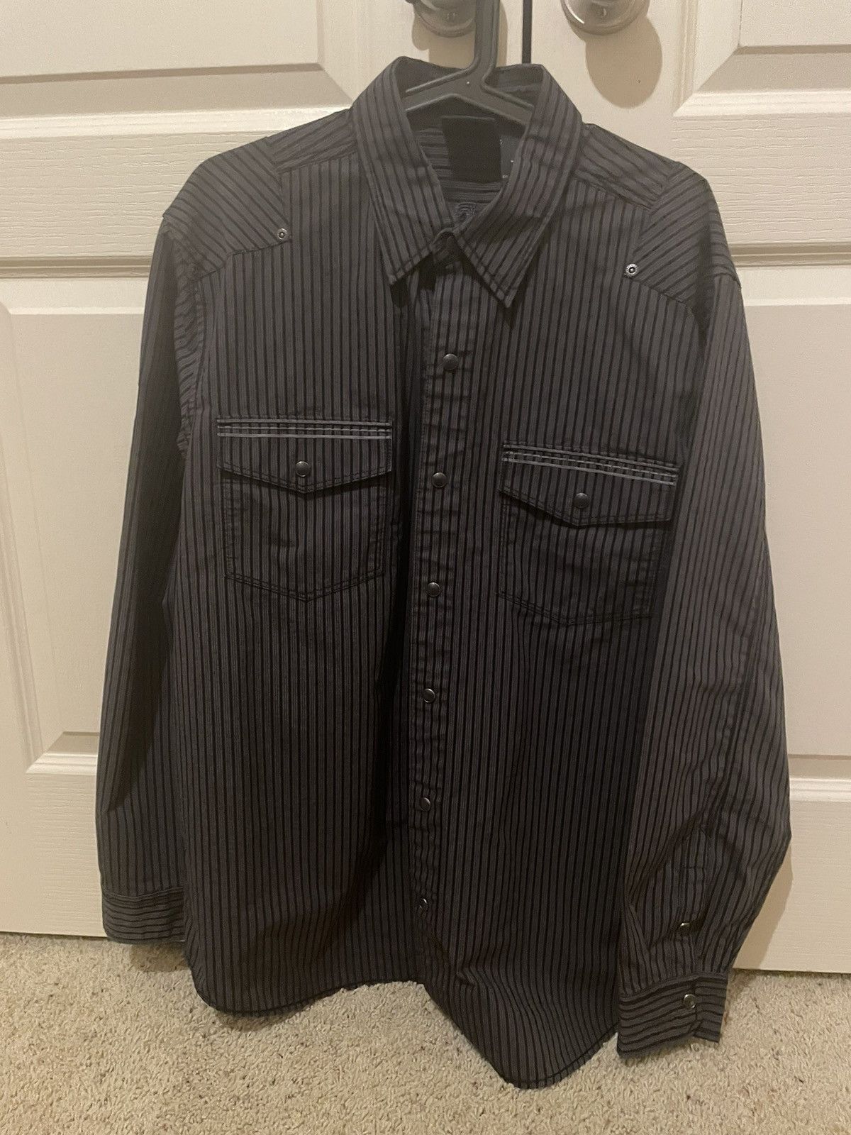 Harley Davidson Striped Harley Davidson longsleeve button up Size US L / EU 52-54 / 3 - 1 Thumbnail