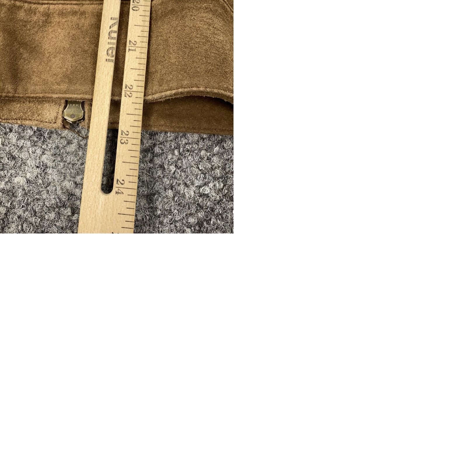 The Territory Ahead The Territory Ahead Jacket Womens Medium Brown Suede Hooded Full Zip Anorak Size M / US 6-8 / IT 42-44 - 9 Thumbnail