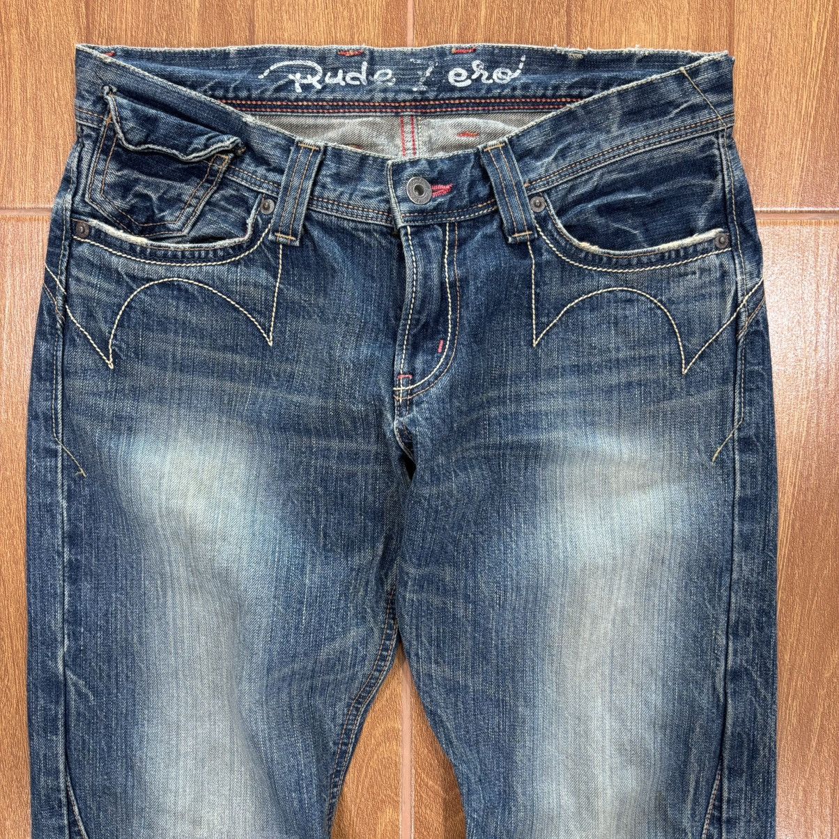 Edwin Edwin Flared Buckle Back Distressed Jeans Size US 32 / EU 48 - 4 Thumbnail