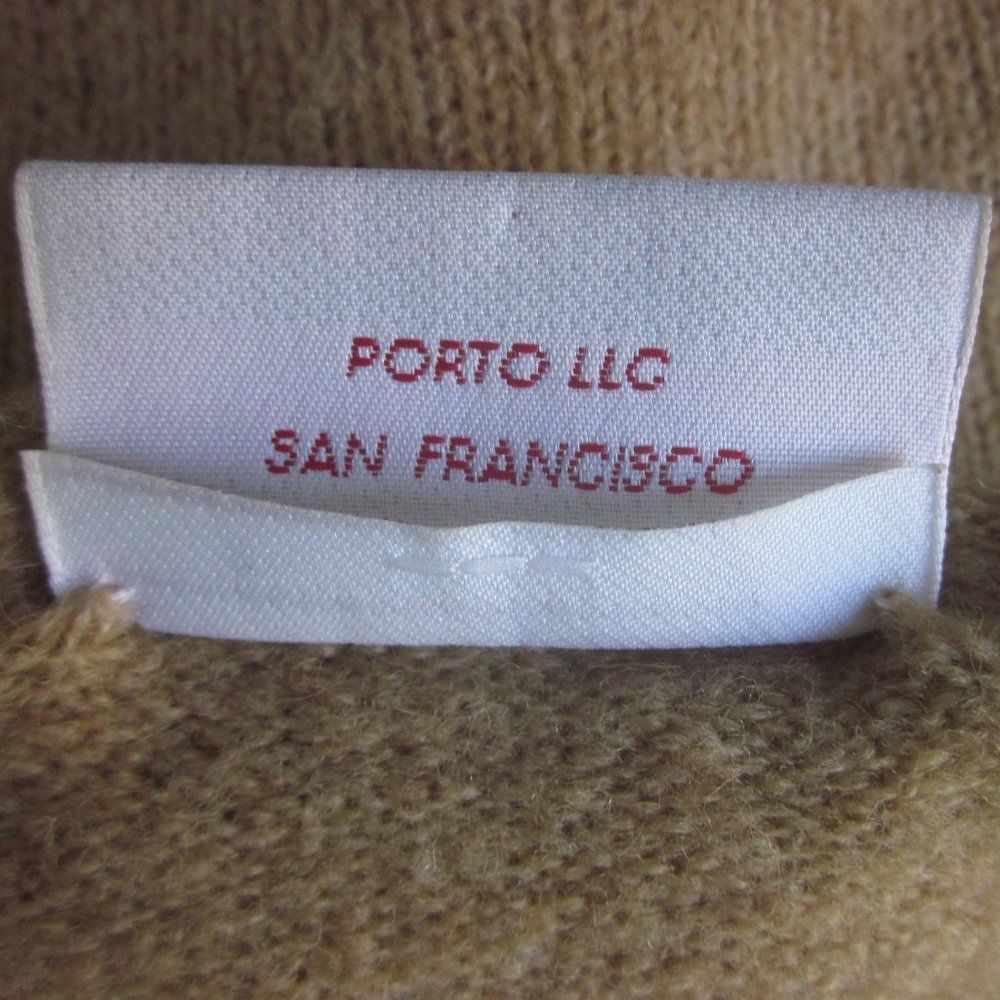 Vintage Dolce Emozione Camel Hair & Wool Pullover Sweater Size 10 (1 Size L / US 10 / IT 46 - 10 Thumbnail