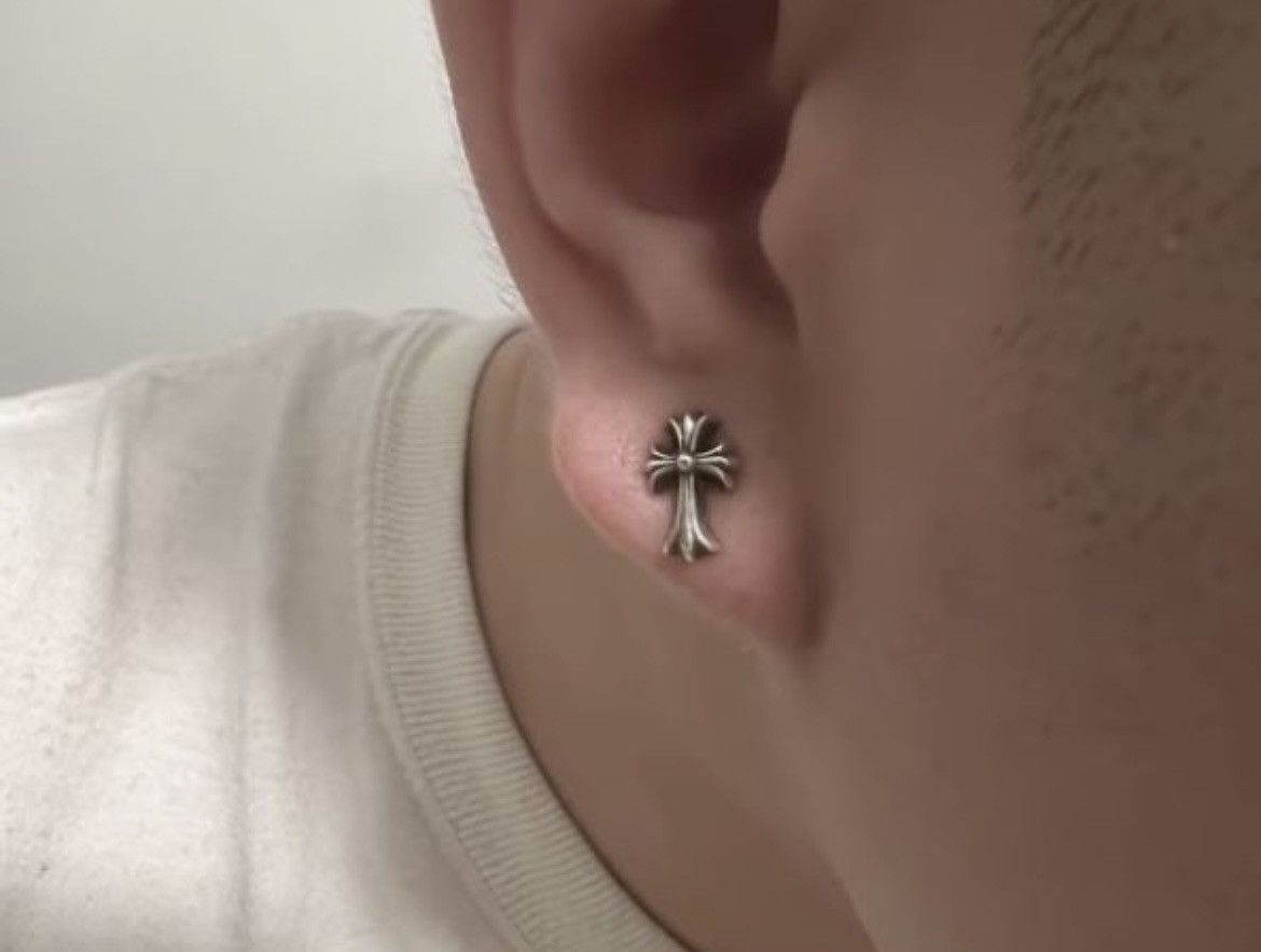 Chrome Hearts Chrome Hearts Cross Earring stud Size ONE SIZE - 8 Thumbnail