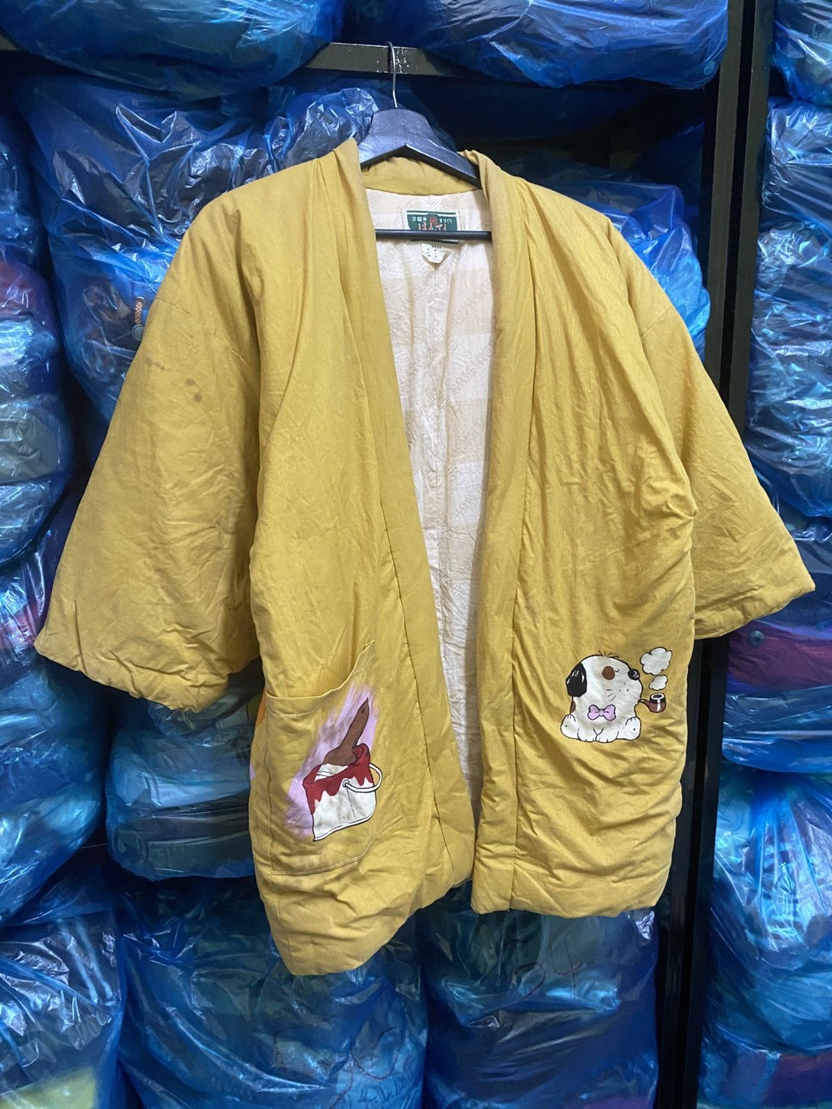 Vintage Vintage Japanese Samue Jacket “Hello Donkey” Dog Graphic Size US S / EU 44-46 / 1 - 4 Thumbnail