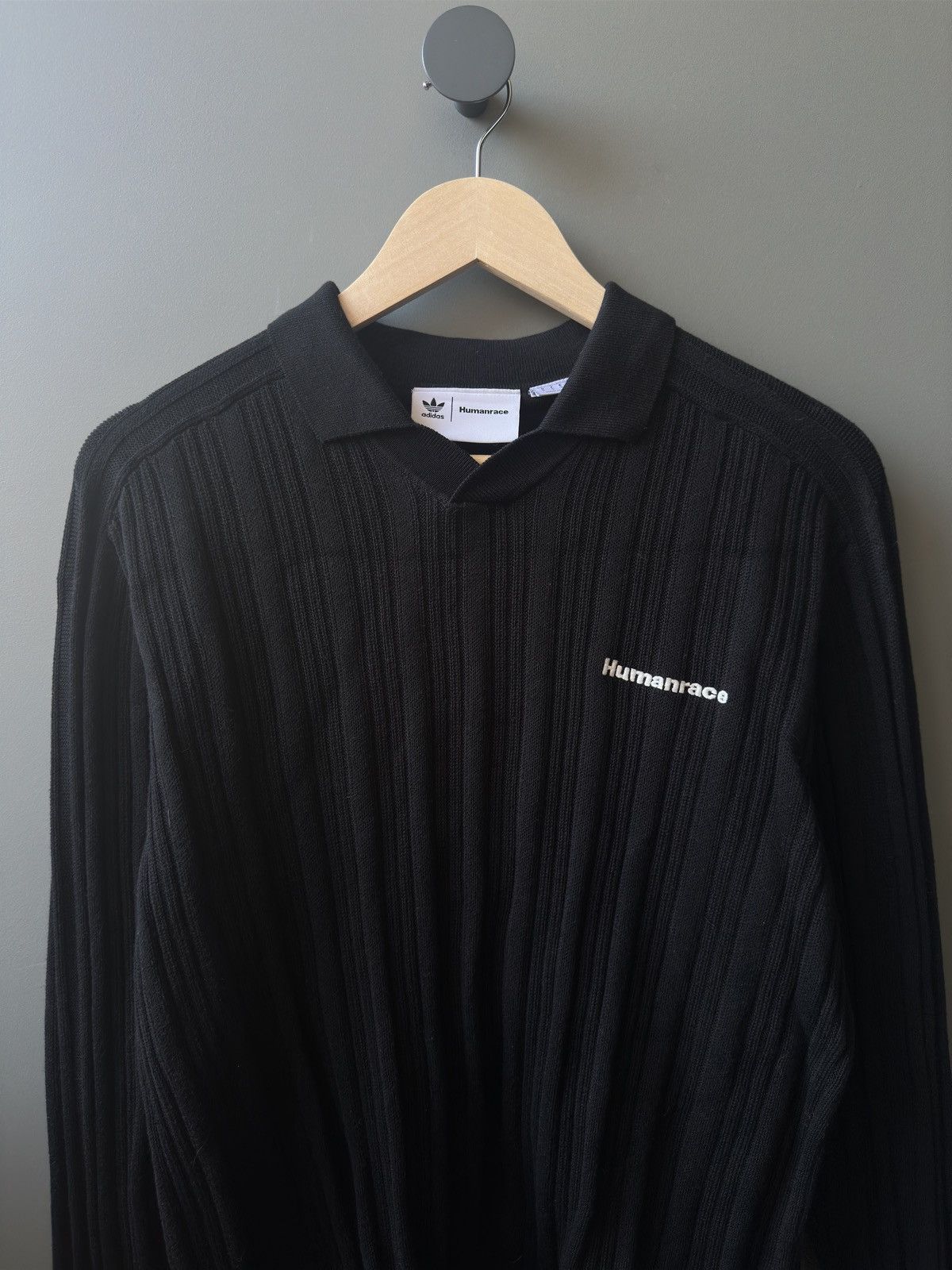 Humanrace Adidas Humanrace Pharrell Williams Knit Long Sleeve Jersey Size US S / EU 44-46 / 1 - 3 Thumbnail
