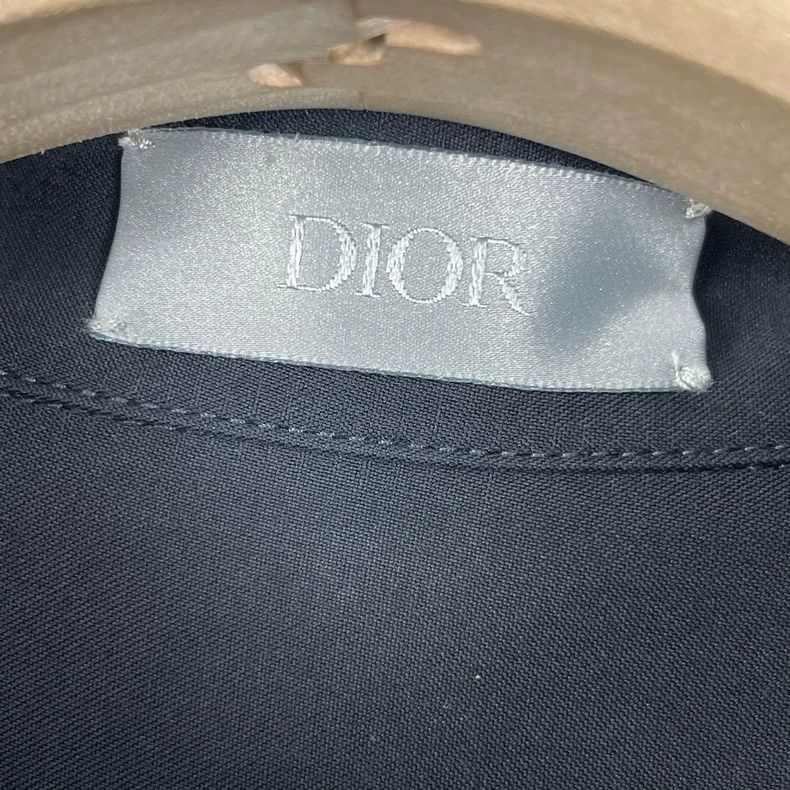 Dior Size 38Embroidered branded men's long-sleeved shirt 2