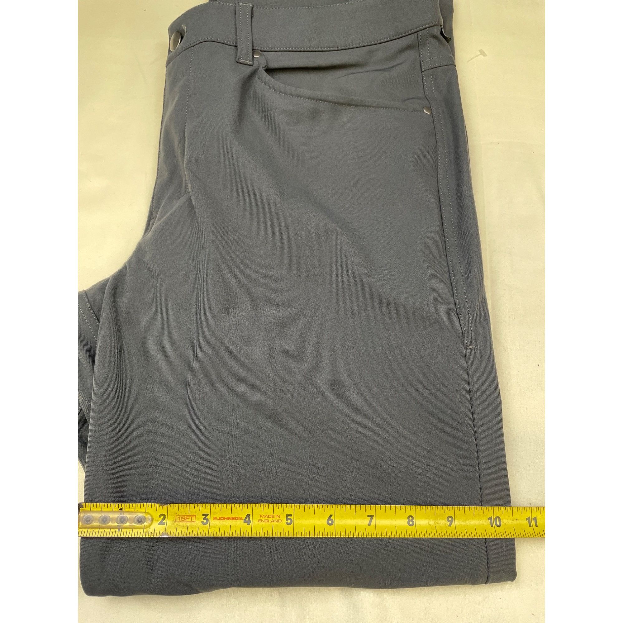 Lululemon Lululemon Men's Gray Casual Flat front Pants Size 34 x 29 SK Size US 34 / EU 50 - 5 Thumbnail