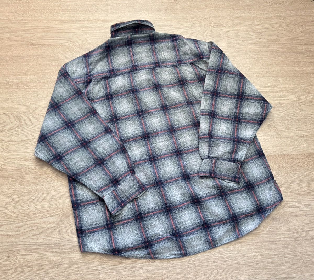 Vintage Vintage 90’s Conwell Japanese Flannel Shirt Size US L / EU 52-54 / 3 - 4 Thumbnail