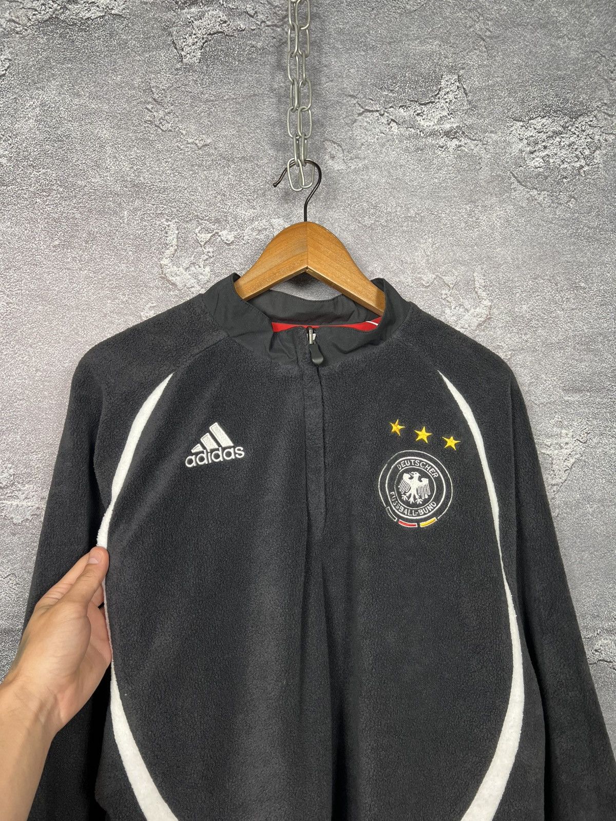 Adidas Vintage 2005 Deutschland Germany Reversible Track Jacket Size US L / EU 52-54 / 3 - 12 Thumbnail