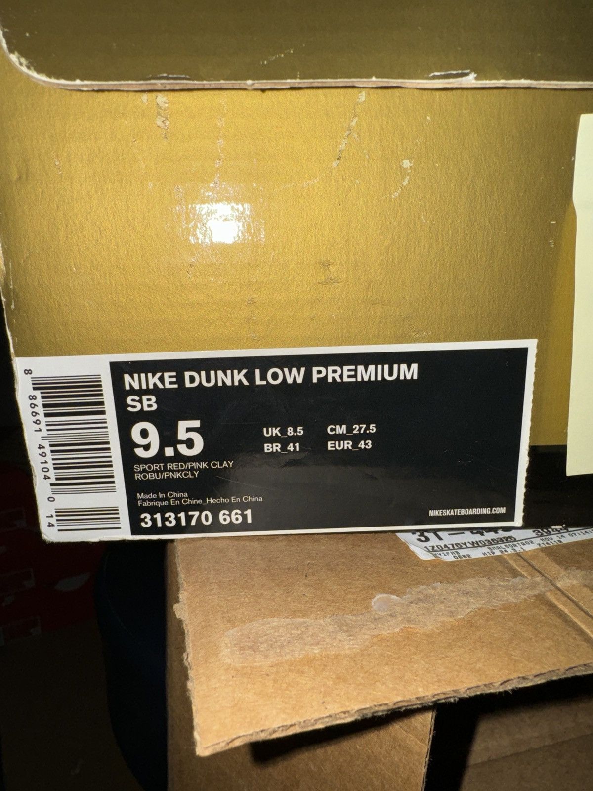 CNCPTS × Nike Nike dunk low premium SB “RED LOBSTERS” Size US 9.5 / EU 42-43 - 7 Thumbnail