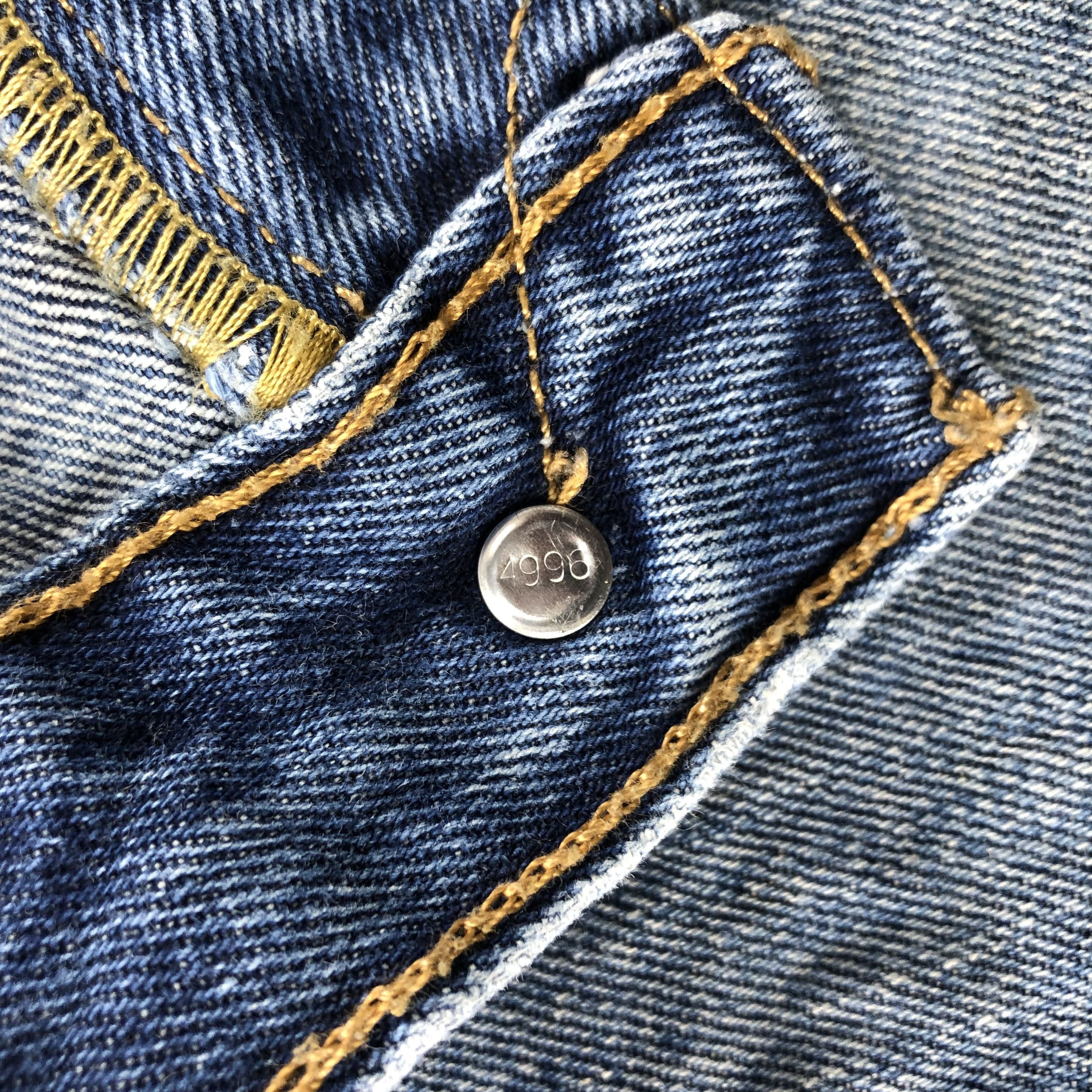 Levi's Vintage Blue Wash Levis 501 Jeans-JM3086 Size US 33 - 10 Thumbnail