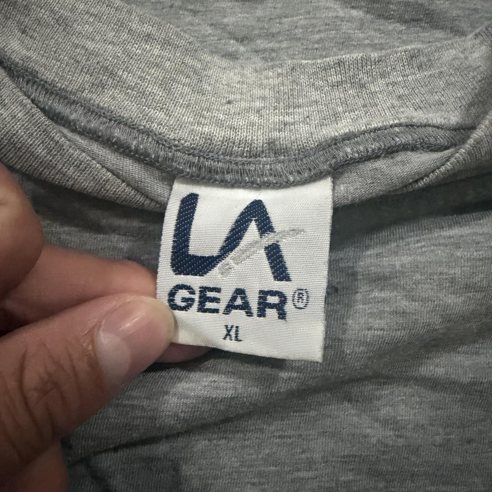 La Gear Vintage 90s Los Angeles LA Gear Gym Fitness Shirt Grey Size US XL / EU 56 / 4 - 4 Thumbnail