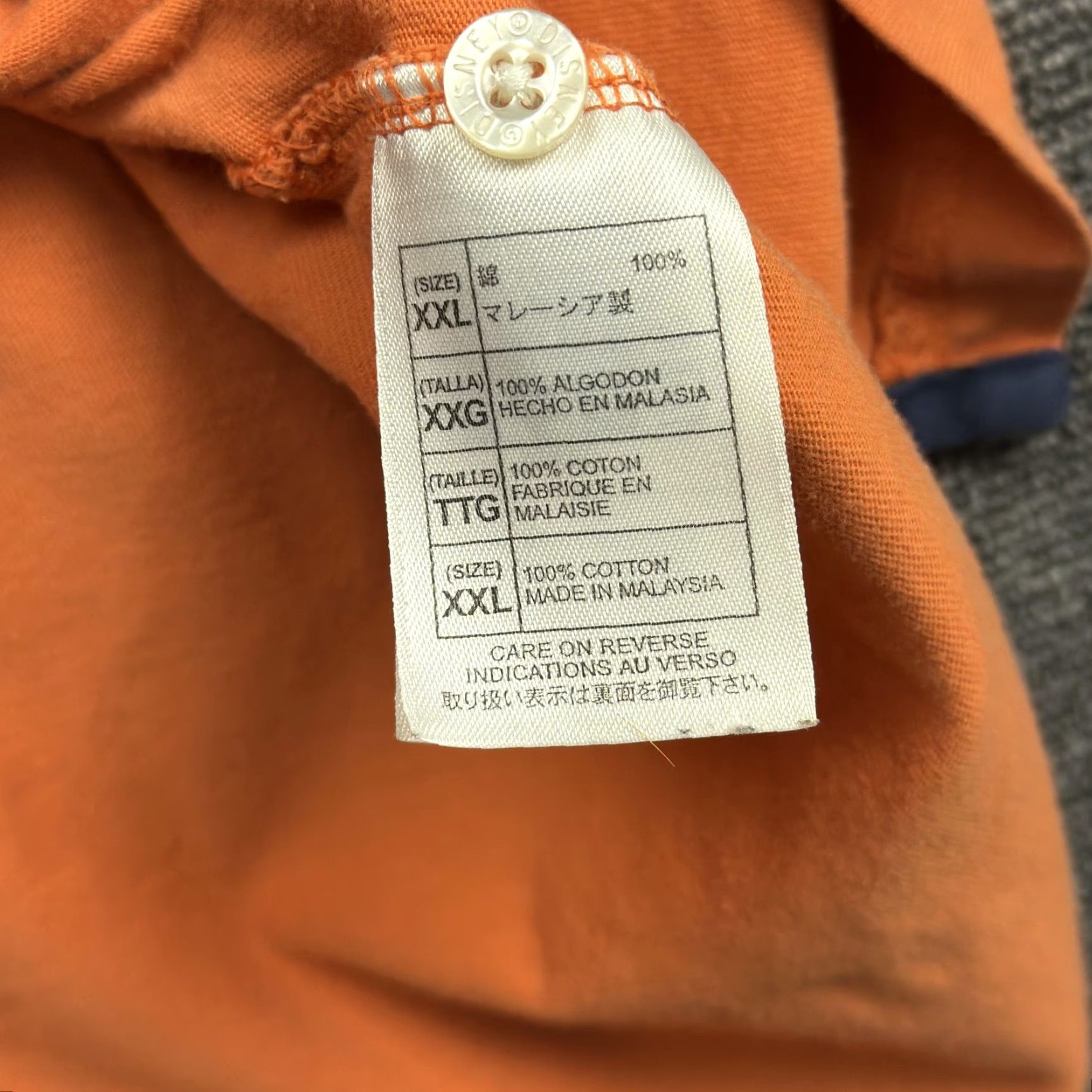 Disney VINTAGE Disney Walt Disney World Polo Shirt Mens 2XL Orange Mickey Mouse Paradise Size US XXL / EU 58 / 5 - 5 Thumbnail