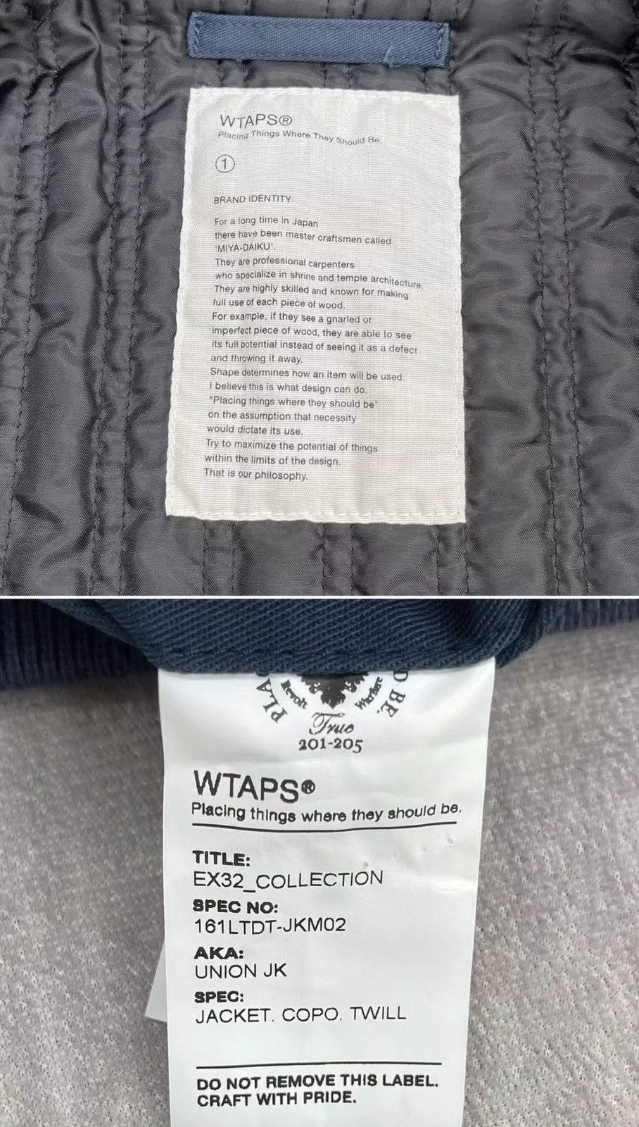 Wtaps WTAPS 16SS UNION JK Military Flight Padded Jacket J16 Size US XS / EU 42 / 0 - 7 Thumbnail