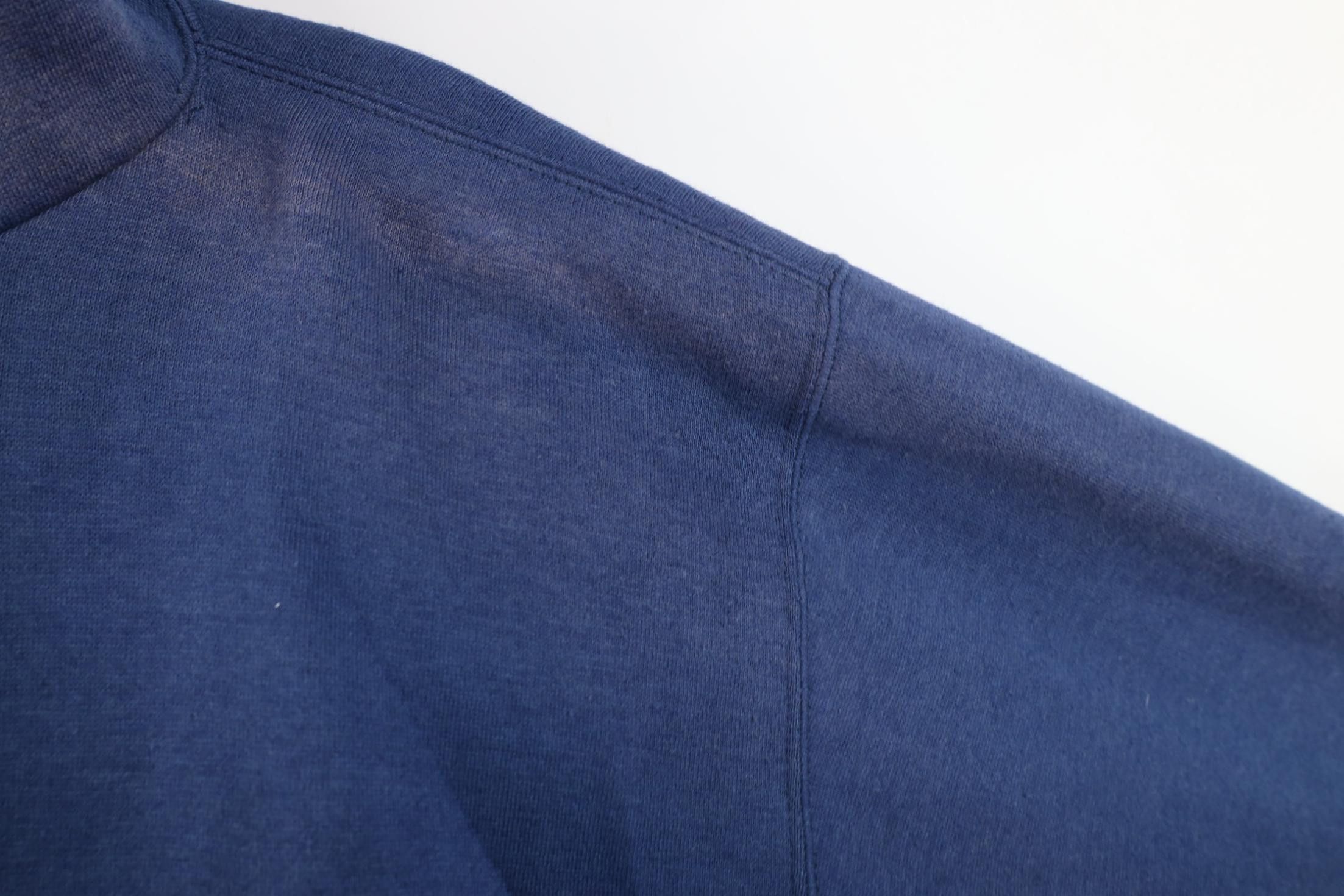 Vintage Deadstock Vintage 90s Streetwear Heavyweight Hoodie Blue Size US M / EU 48-50 / 2 - 5 Thumbnail