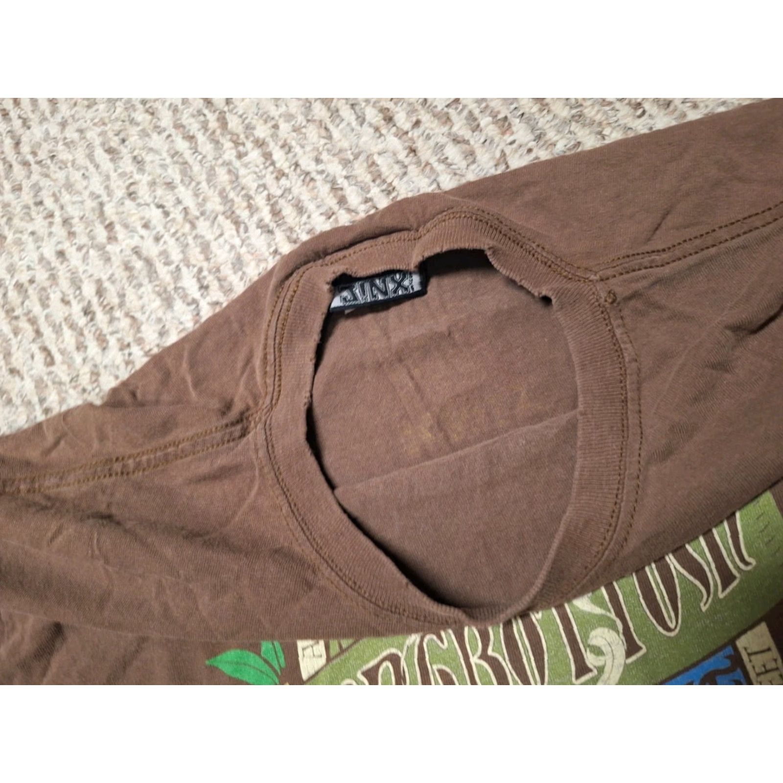 Etro Jinx Hobbit Pride Shire Long Bottom Leaf Beer Retro Shirt M Mens Brown Short Sleeve T-Shirt Size US M / EU 48-50 / 2 - 5 Thumbnail