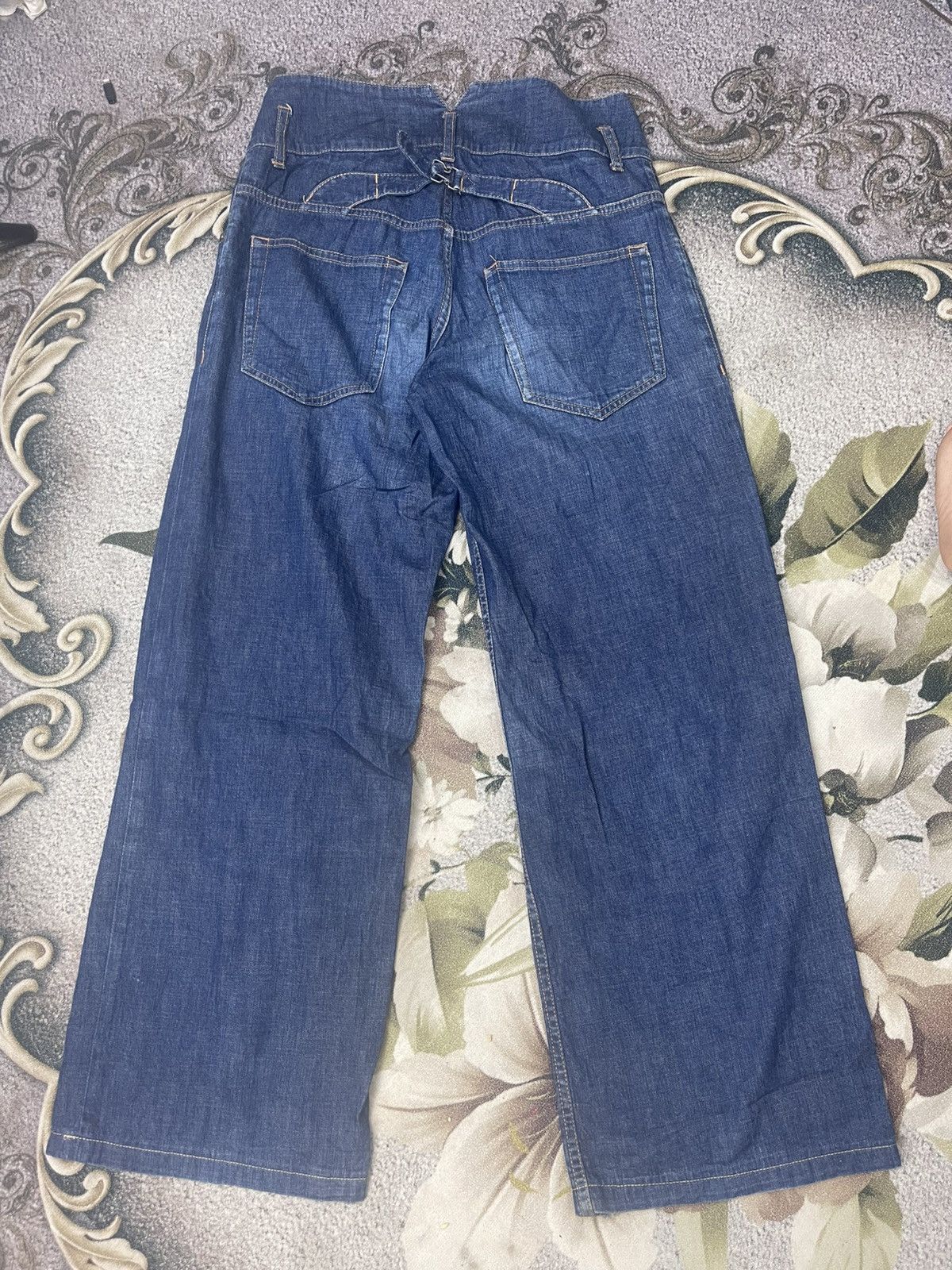 Zucca Vintage Zucca Baggy Wide Jeans Streetwear Size US 29 - 2 Thumbnail