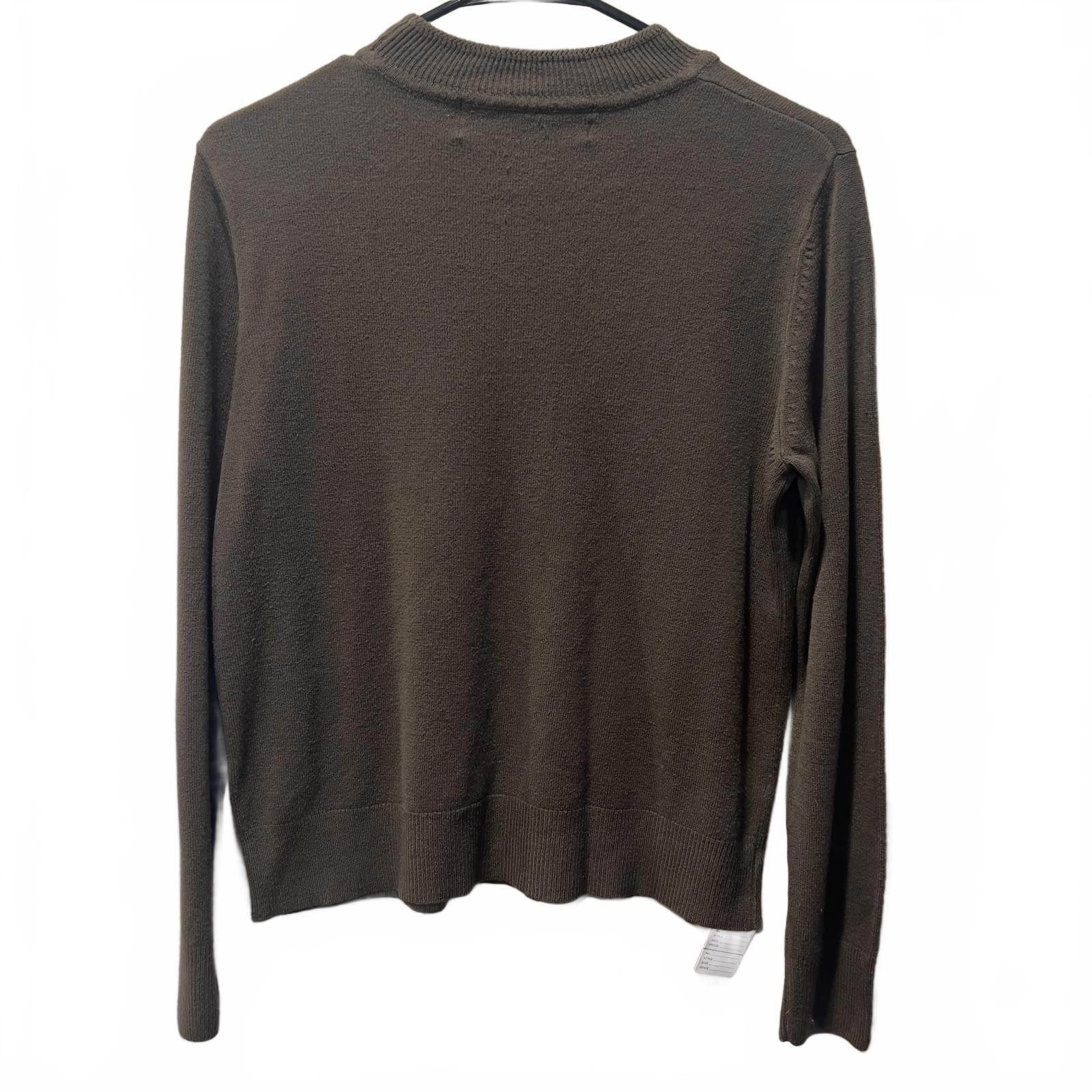 Unknown London Classic Brown Crew Neck Women's Sweater Size L / US 10 / IT 46 - 1 Thumbnail