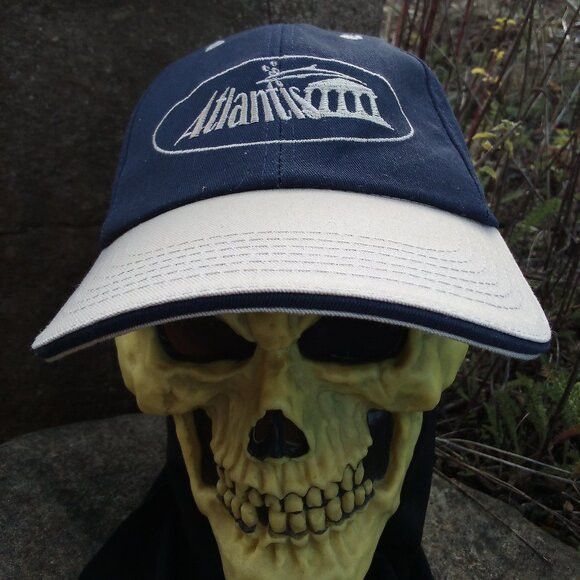 Vintage Vintage 90s Atlantis Lost Continent Two Tone Snap Hat Size ONE SIZE - 1 Thumbnail