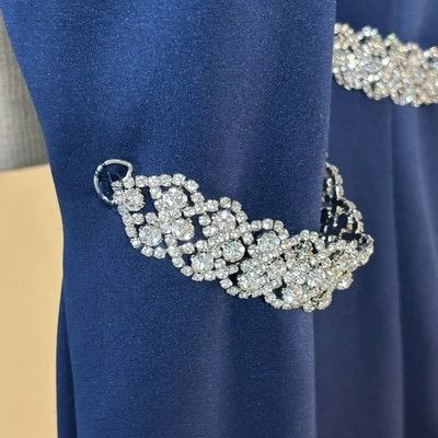 Other PROM/PAGEANT/FORMAL DRESS/GOWN Fits XS-S Navy Blue Train Size XS / US 0-2 / IT 36-38 - 5 Thumbnail