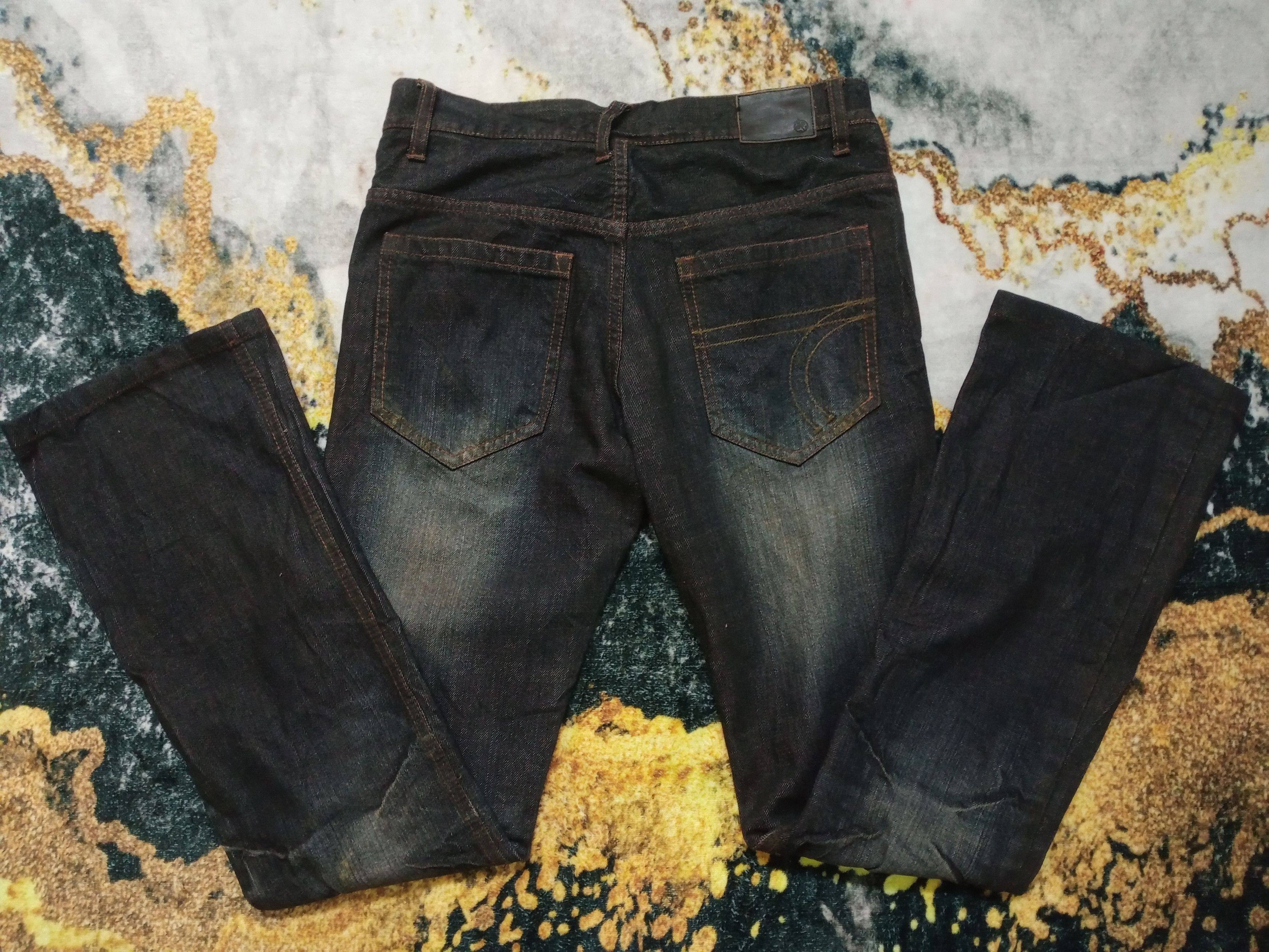 Issey Miyake Vintage Tete Homme Issey Miyake Flare Distressed Denim Jeans Size US 31 - 4 Thumbnail