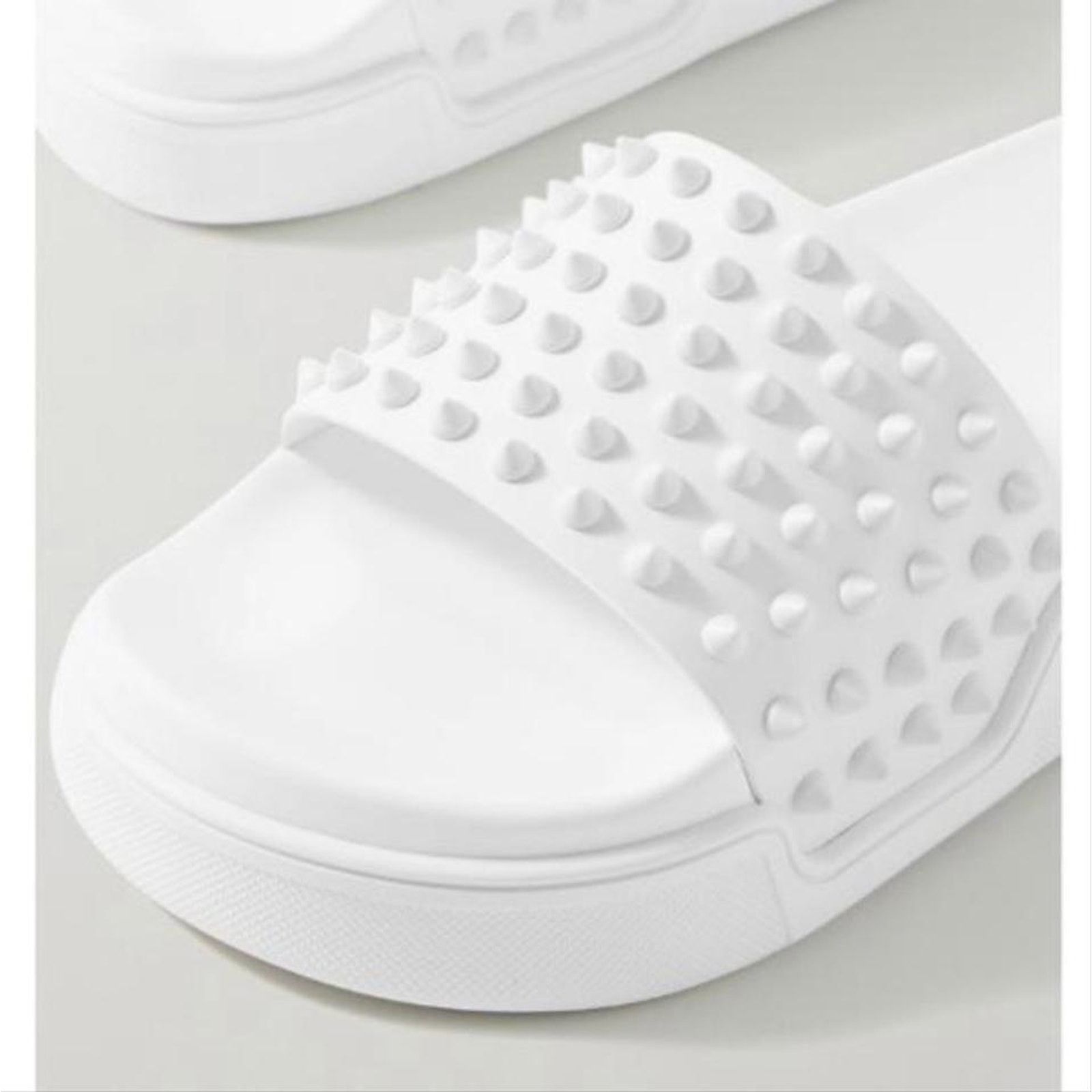 Christian Louboutin Pool Fun Donna 35 spiked platform slides Size US 11 / IT 41 - 4 Thumbnail
