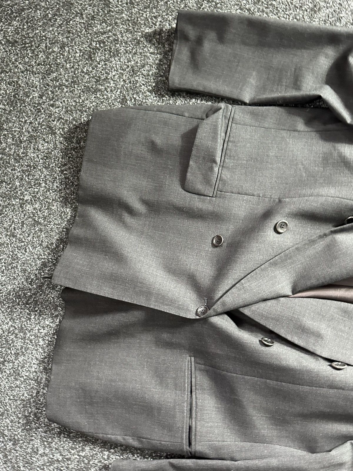 Hugo Boss × Loro Piana × Vintage 🚨 vintage Loro Piana Blazer Hugo Boss Jacket gray 100% lana Size US L / EU 52-54 / 3 - 5 Thumbnail