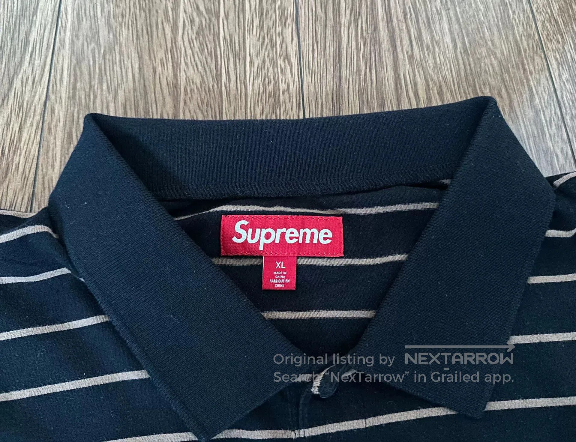 Supreme Supreme x Melvins Stripe S/S Polo. Size US XL / EU 56 / 4 - 3 Thumbnail