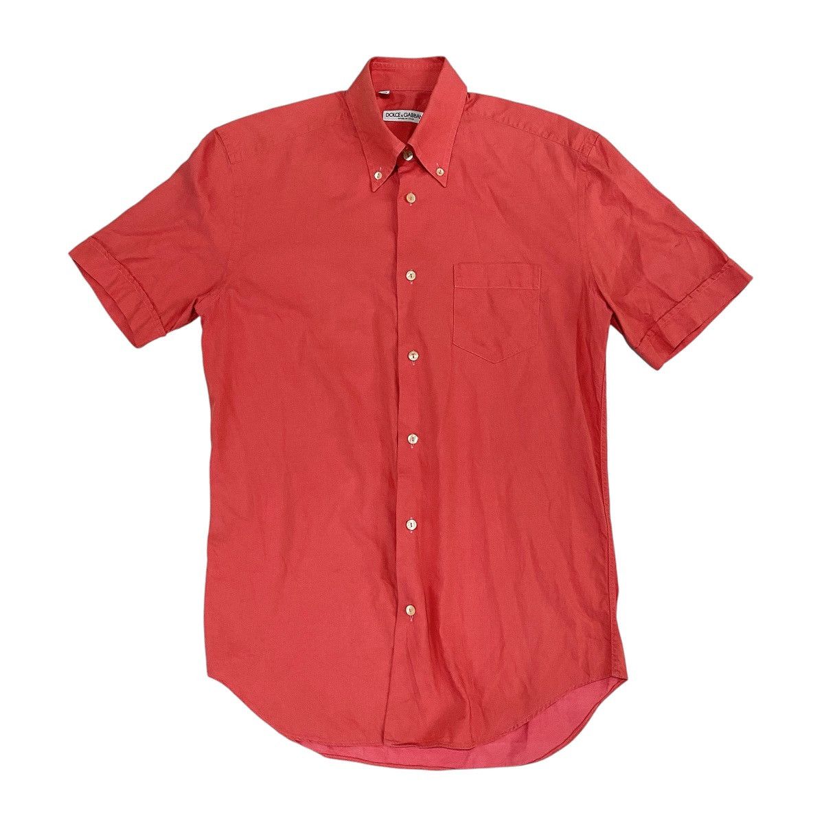 Dolce & Gabbana Vintage Dolce gabbana orange button up shirt Size US M / EU 48-50 / 2 - 1 Thumbnail