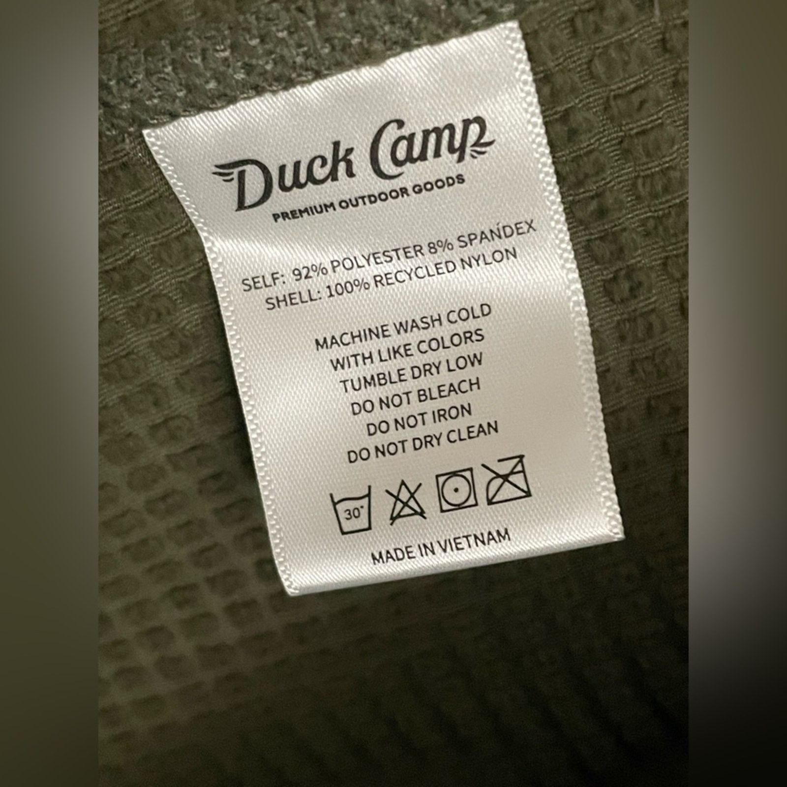 Other Duck Camp Lightweight Grid Tech Vest Green Men Large Size US L / EU 52-54 / 3 - 7 Thumbnail