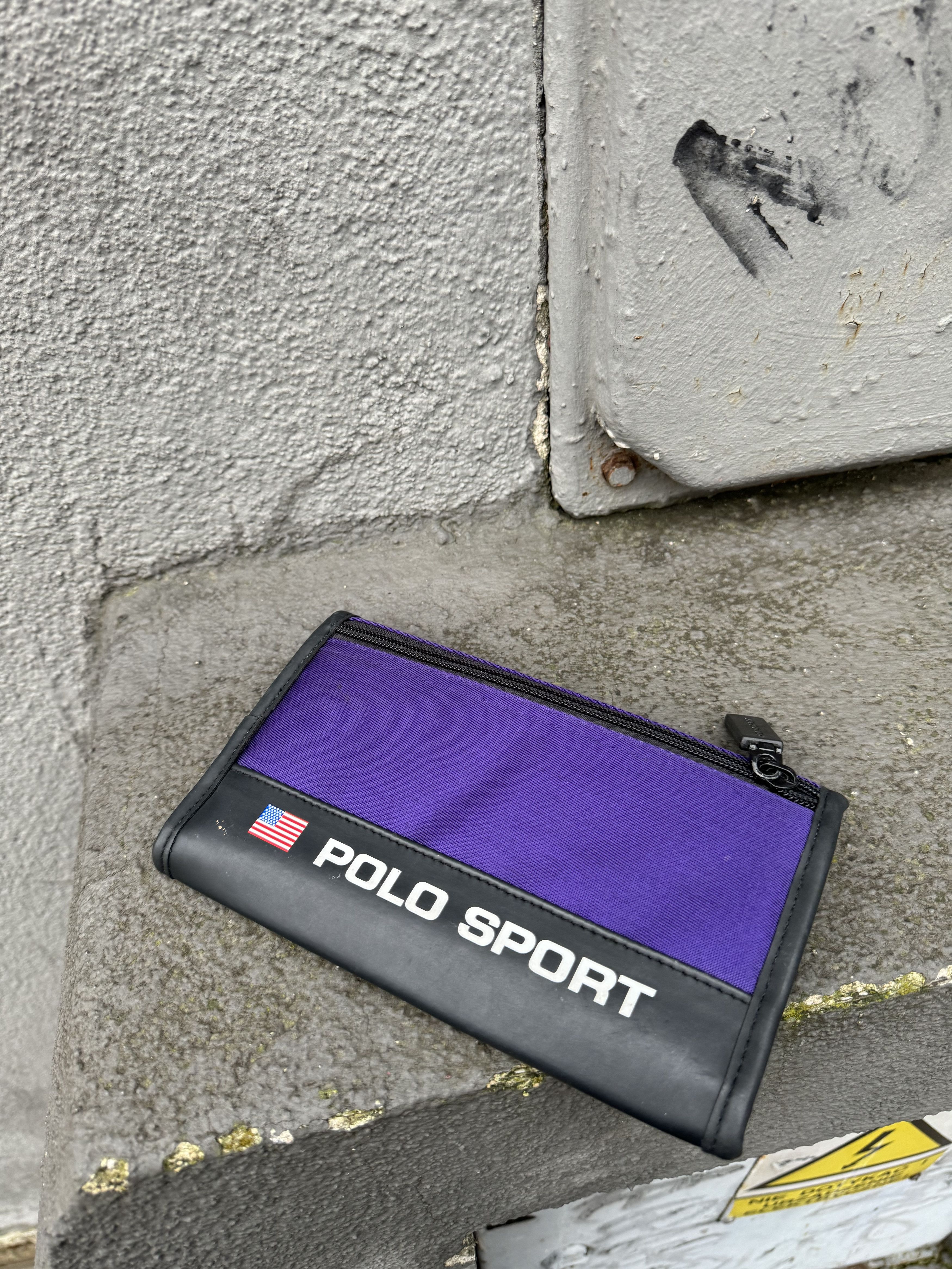 Polo Ralph Lauren × Ralph Lauren × Vintage Vintage Polo Sport Wallet Purple Size ONE SIZE - 3 Thumbnail