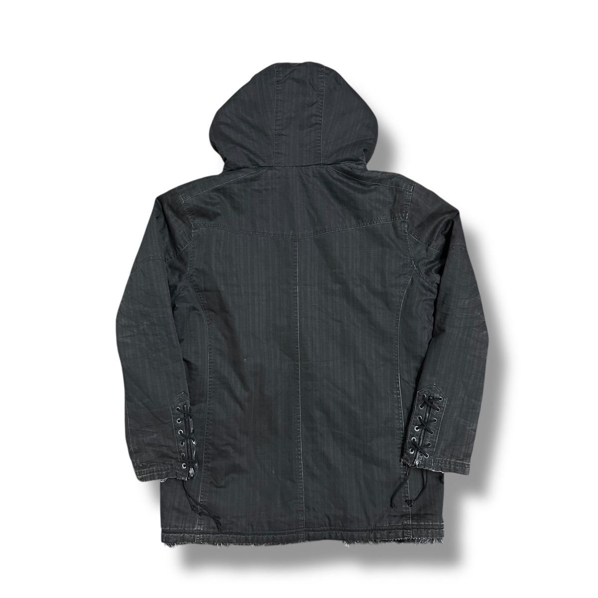 If Six Was Nine 🇯🇵 CREATE BAREFOOT SHERPA FUR HOODIE DENIM PARKA JACKET Size US XL / EU 56 / 4 - 2 Thumbnail