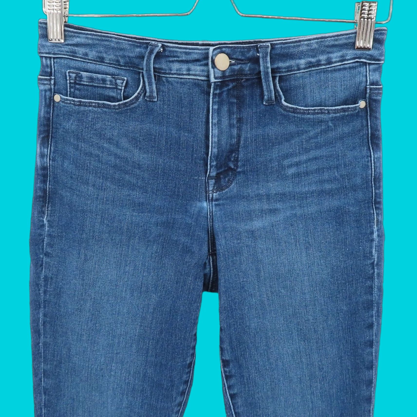 Athleta Athleta Sculptek Women Jeans Skinny Regular 2 Medium Blue Cotton Blend Denim Stretch 5-Pocket 28.5 Inseam Womens Jeans Size 26" / US 2 / IT 38 - 1 Thumbnail