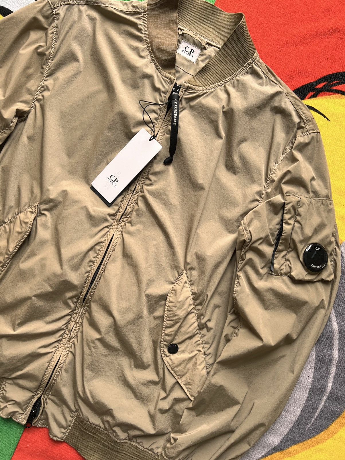 C.P. Company C.P. Company NYcra-R short lightweight Jacket Beige nylon Size US L / EU 52-54 / 3 - 4 Thumbnail